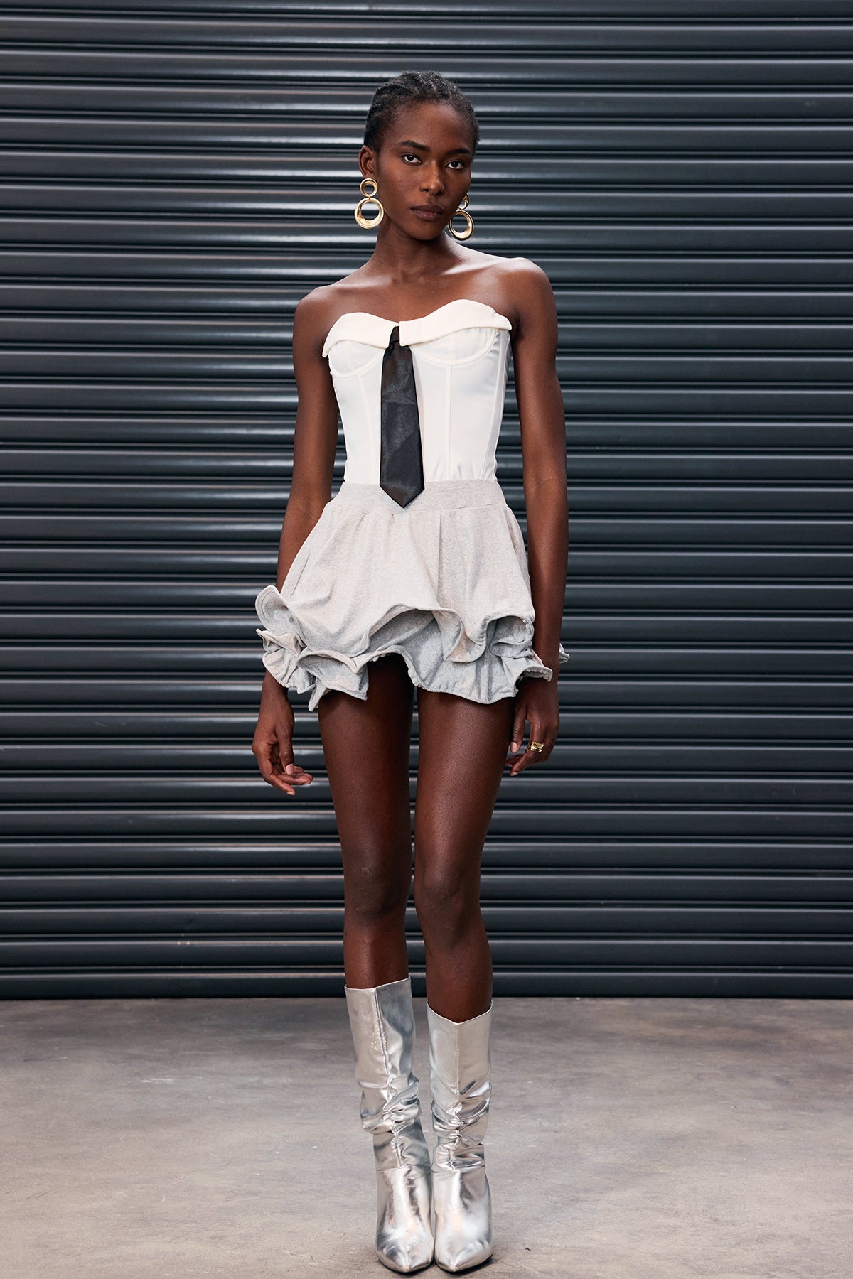 Anwen Strapless Corset Tie Top