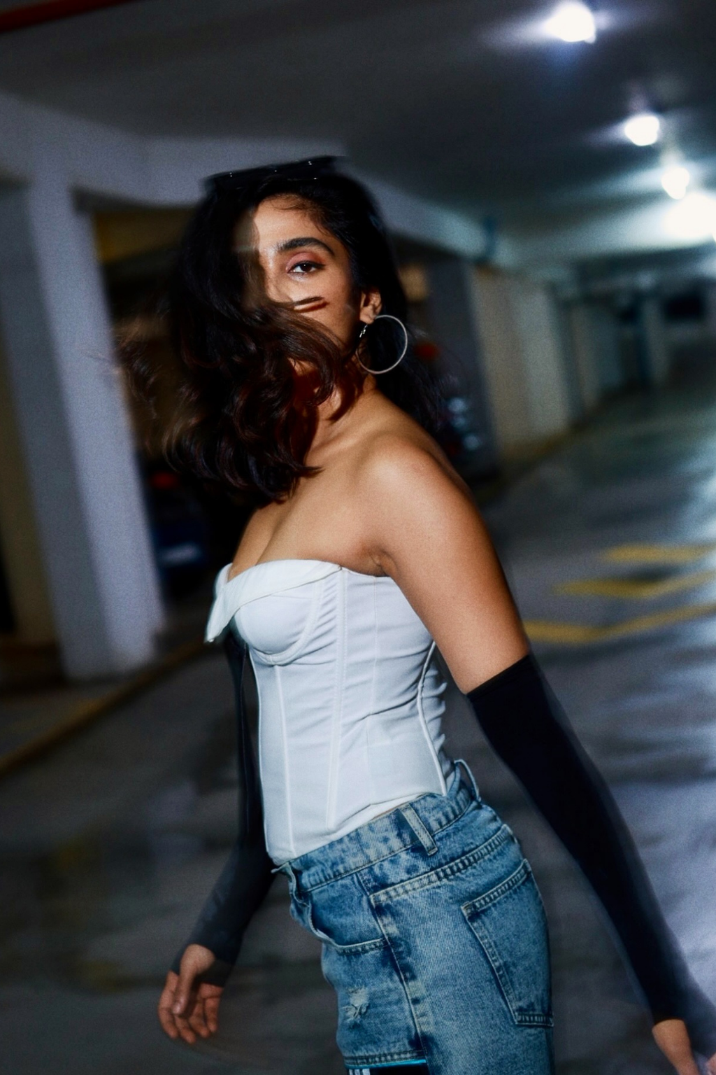 Anwen Strapless Corset Tie Top