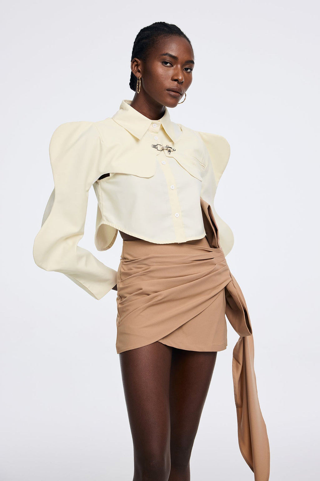 Aphea Deconstruct Cutout Two Piece Top