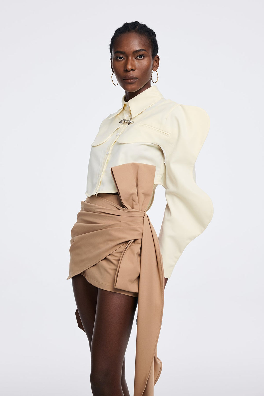 Aphea Deconstruct Cutout Two Piece Top