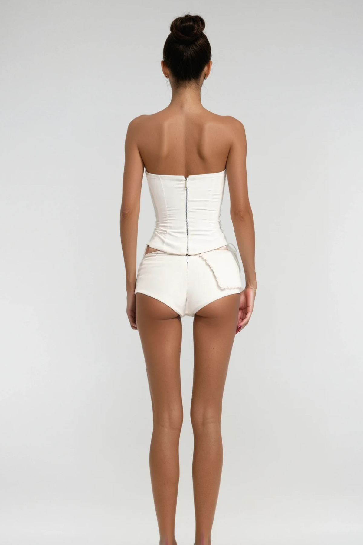 Arama Strapless Floral Bodycon Top