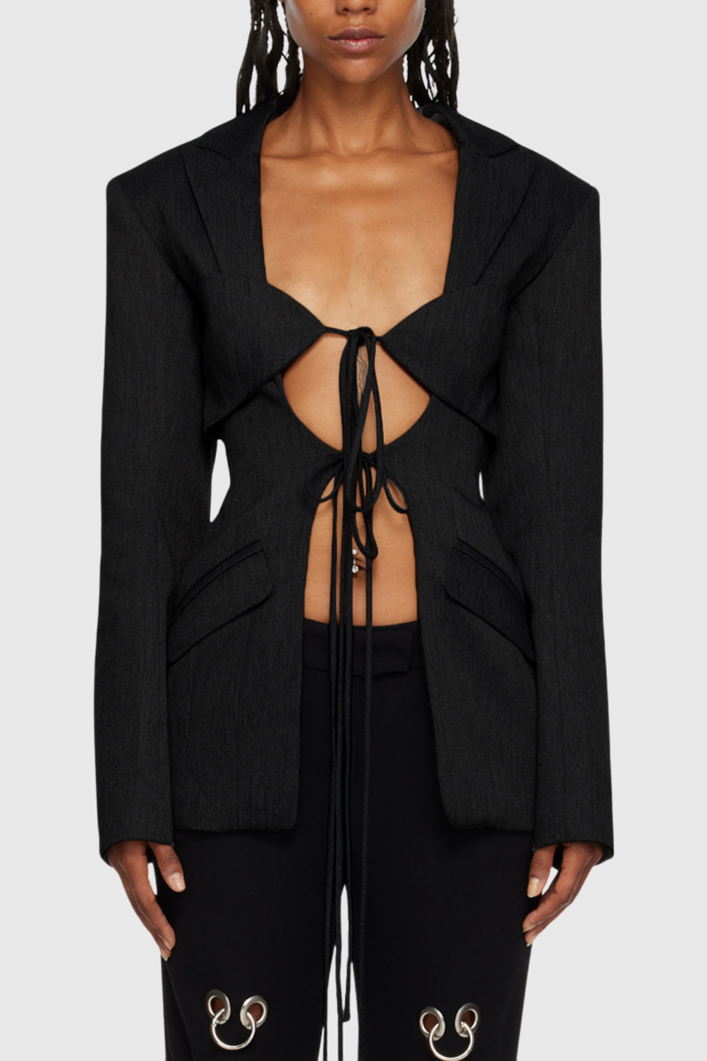 Arlette Lace Up Cutout Jacket