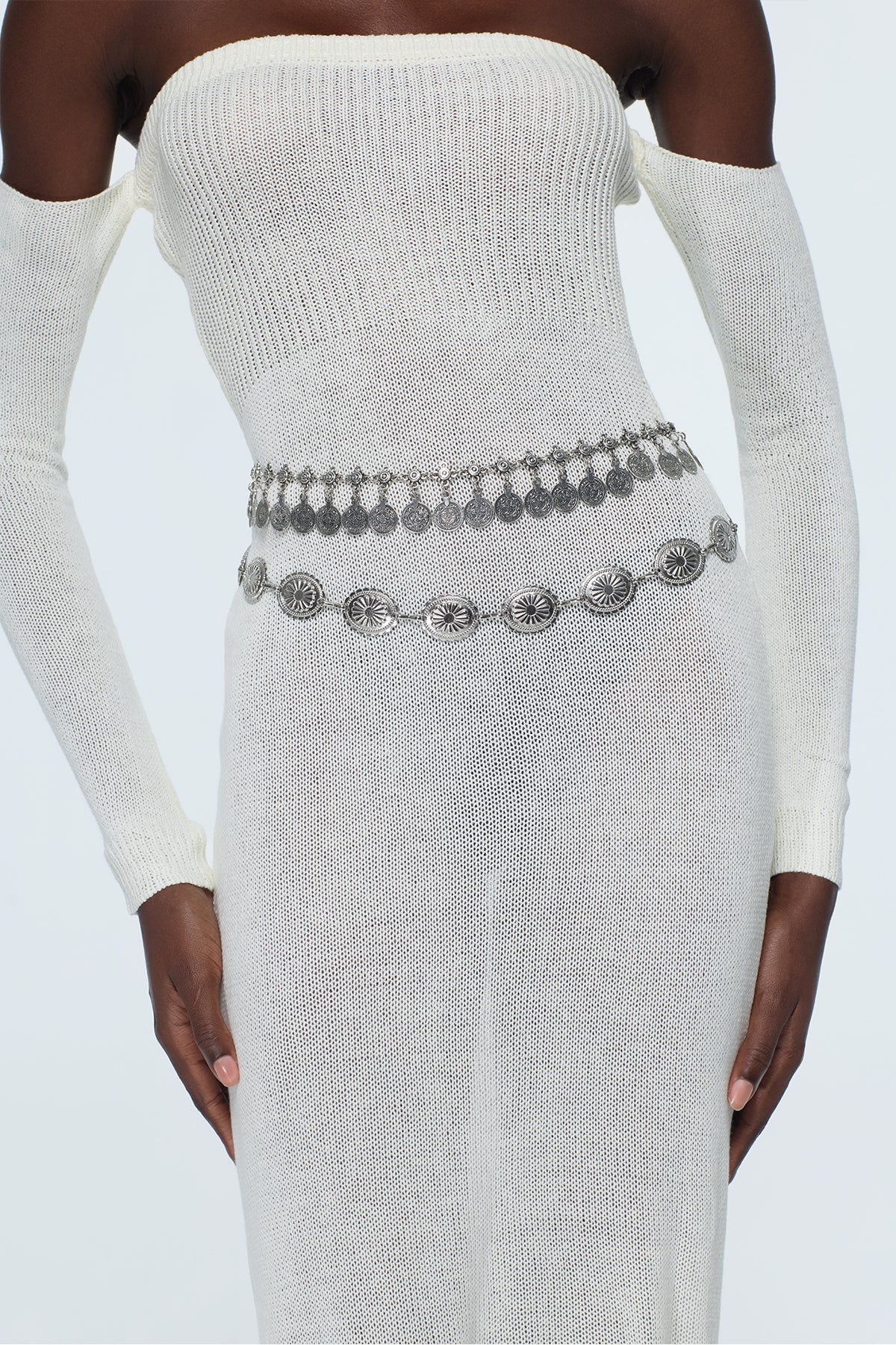 Baldewin Embellished Double Belt