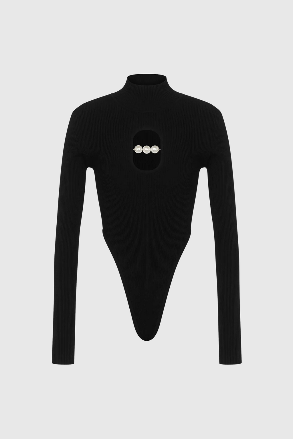 Ballari Cutout Pearl Bodycon Bodysuit