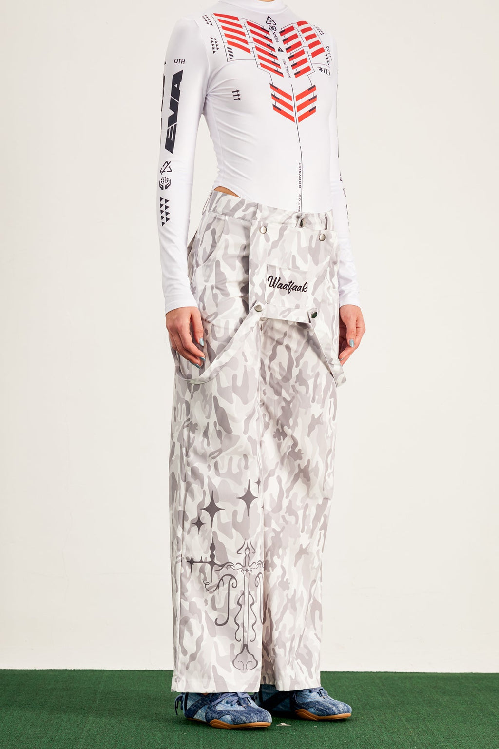 Baltazar Deconstruct Camouflage Print Pants