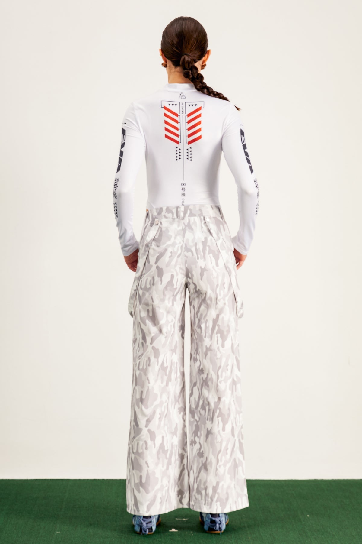 Baltazar Deconstruct Camouflage Print Pants