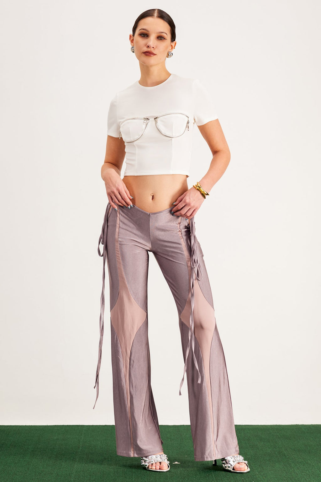 Bandar Deconstruct Satin Pants