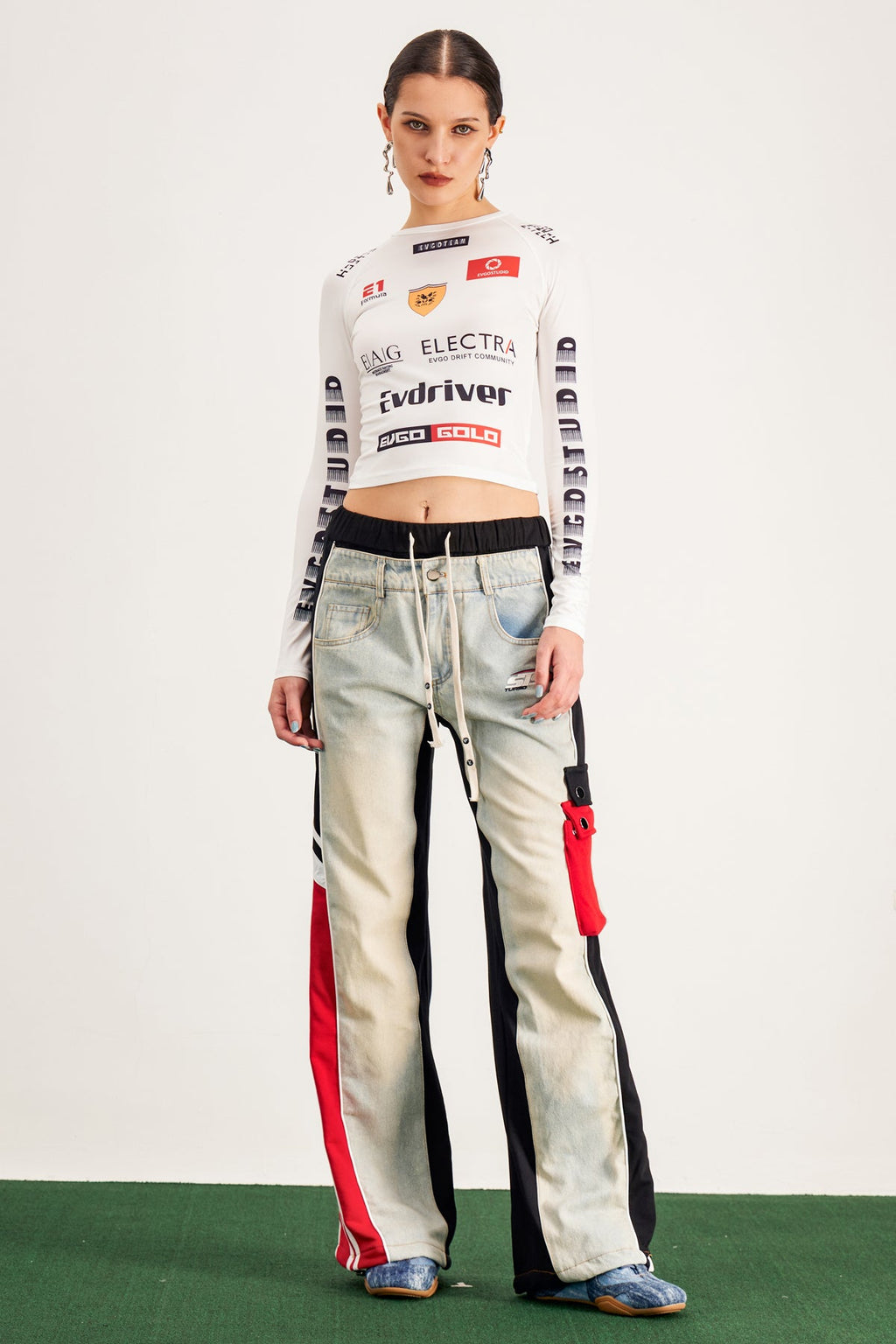 Baqir Print Bodycon Top