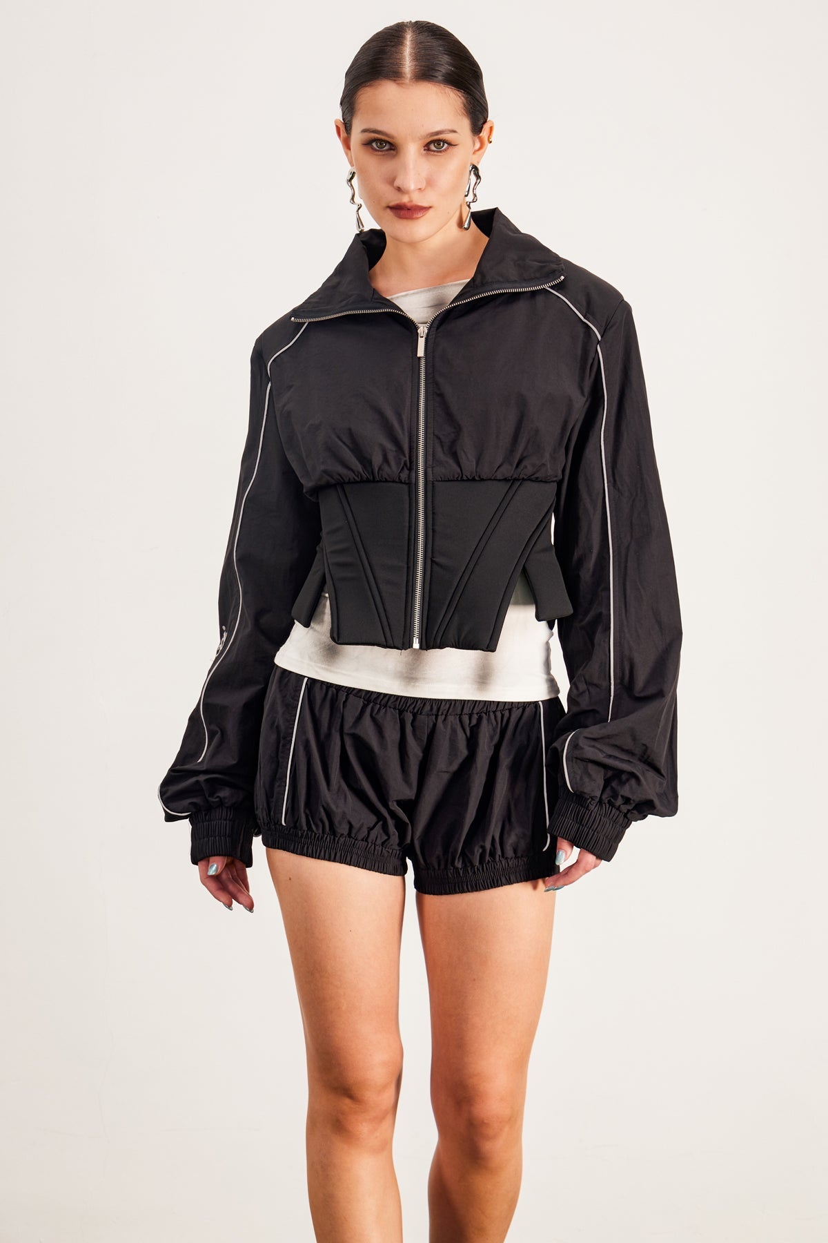 Baraz Embroidered Drawstring Pants Set