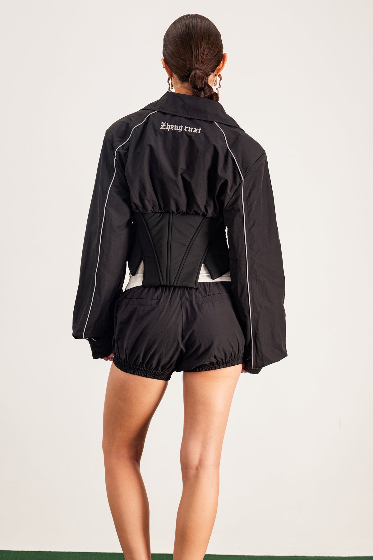 Baraz Embroidered Drawstring Pants Set