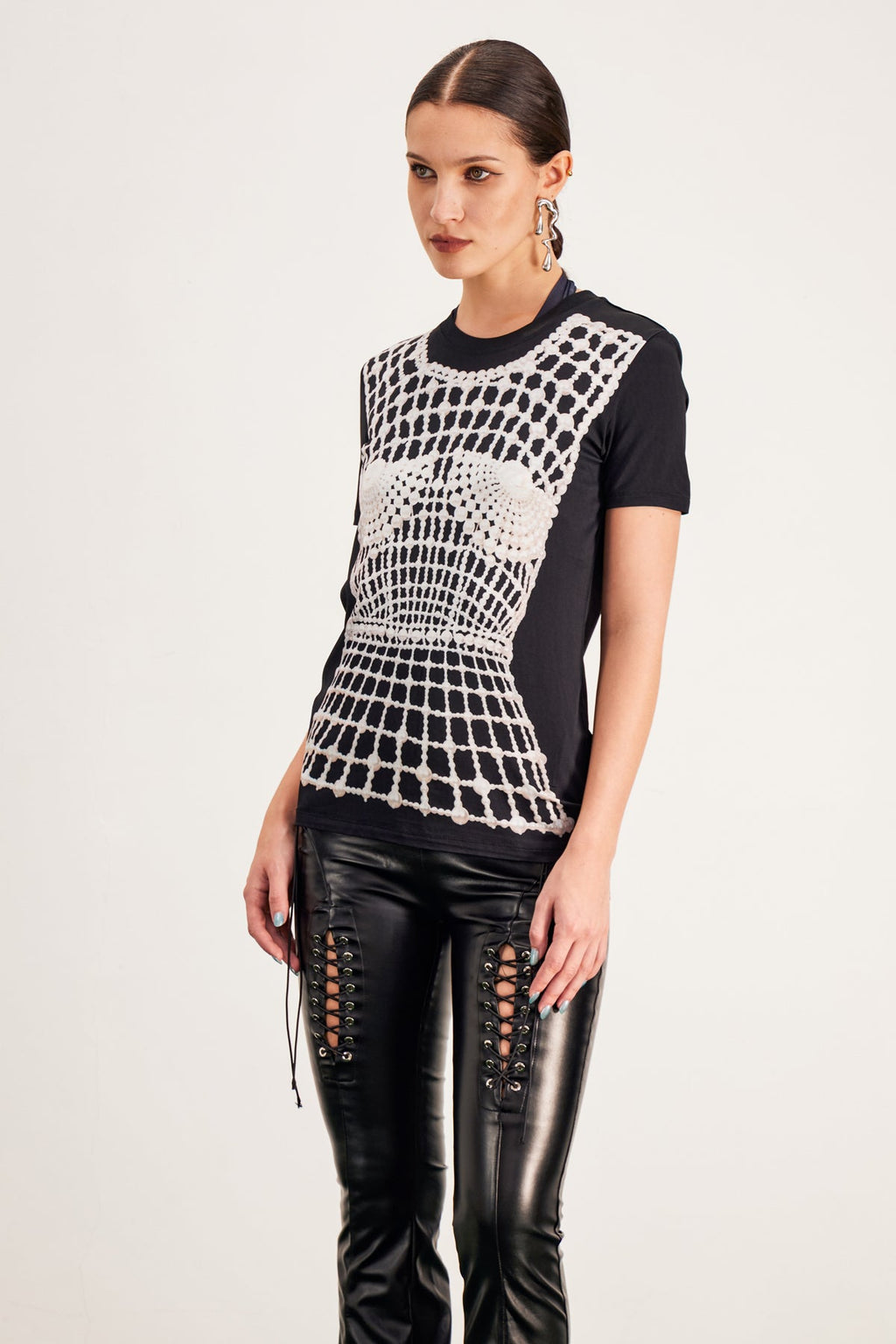 Barlaam Illusion Print T Shirt