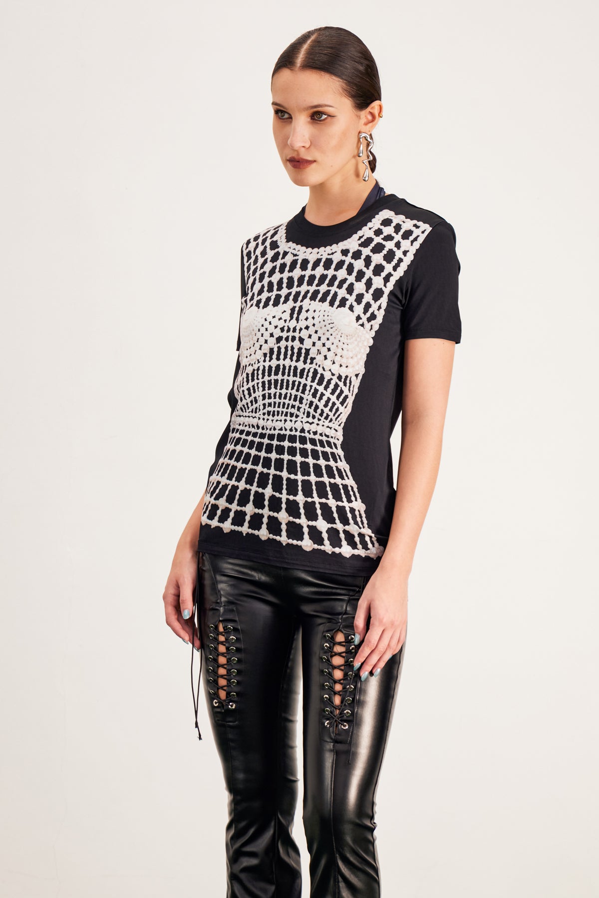 Barlaam Illusion Print T Shirt