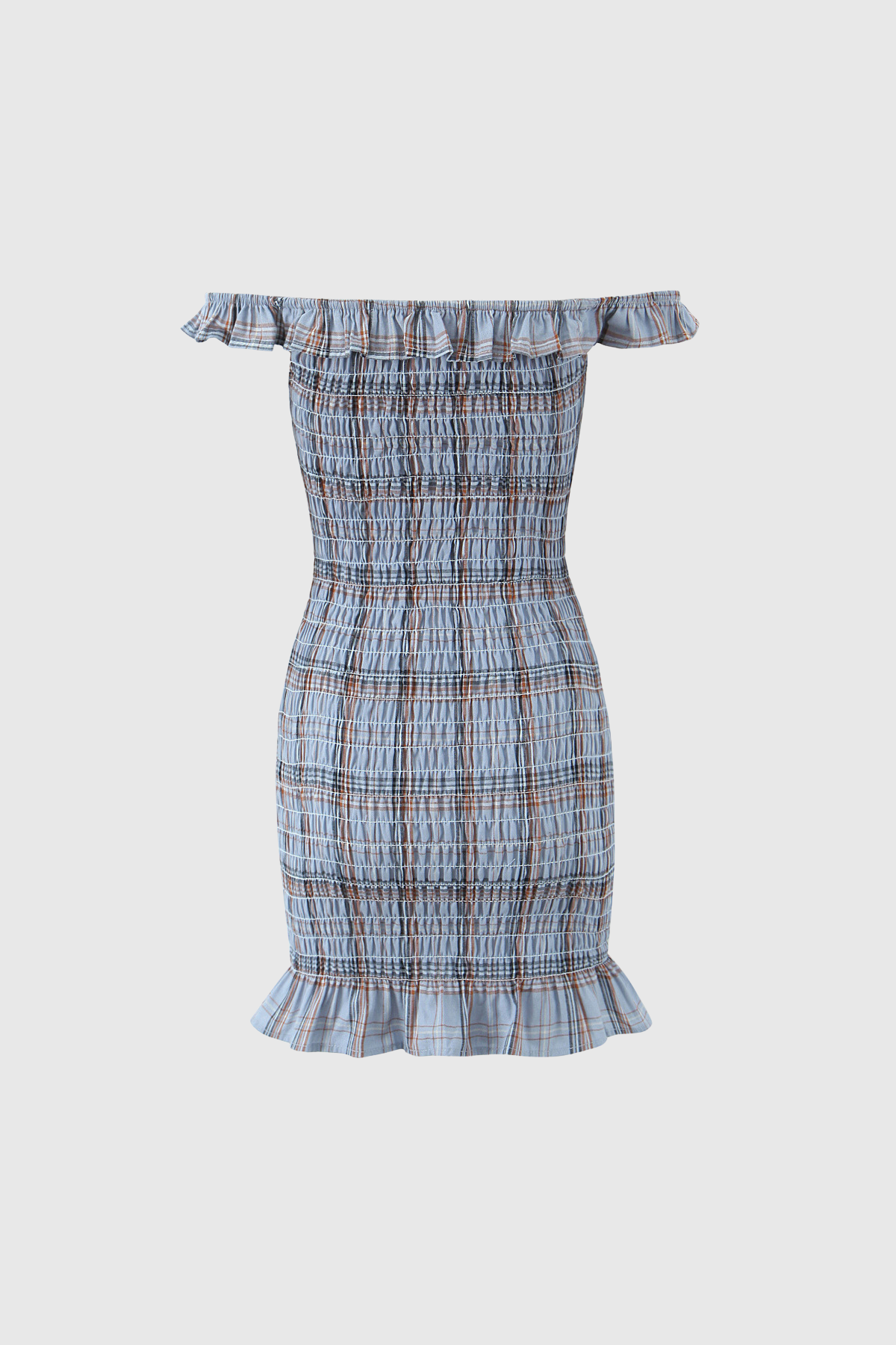 Basya Strapless Stripe Bodycon Mini Dress