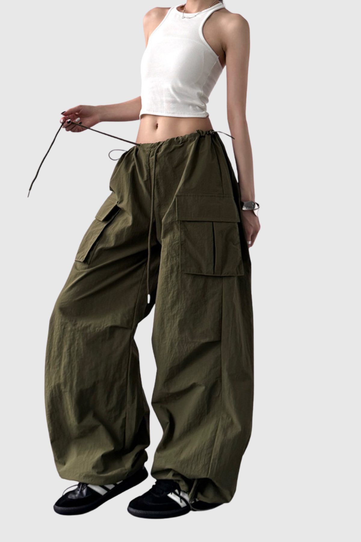 Battista Print Pocket Cargo Pants