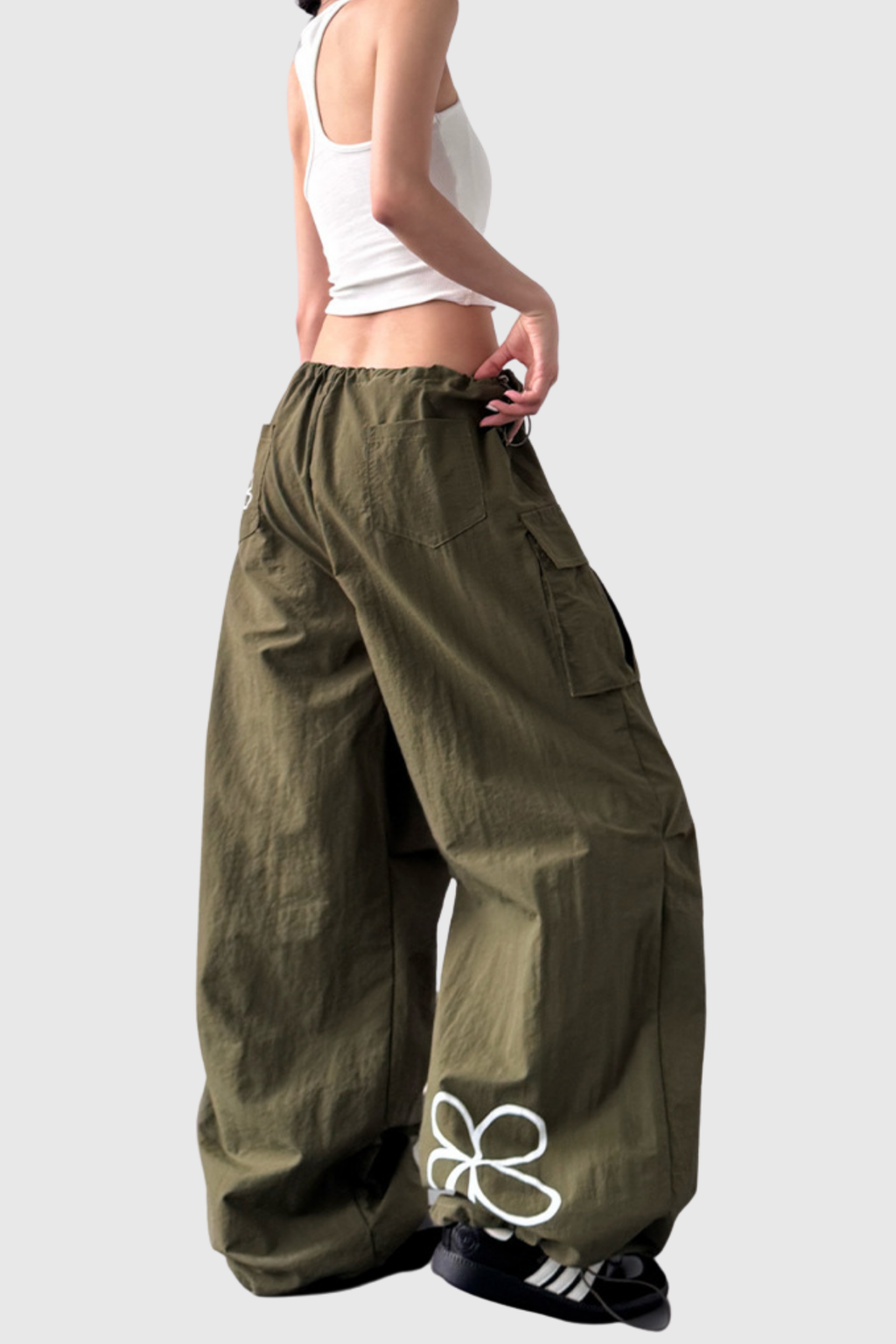 Battista Print Pocket Cargo Pants