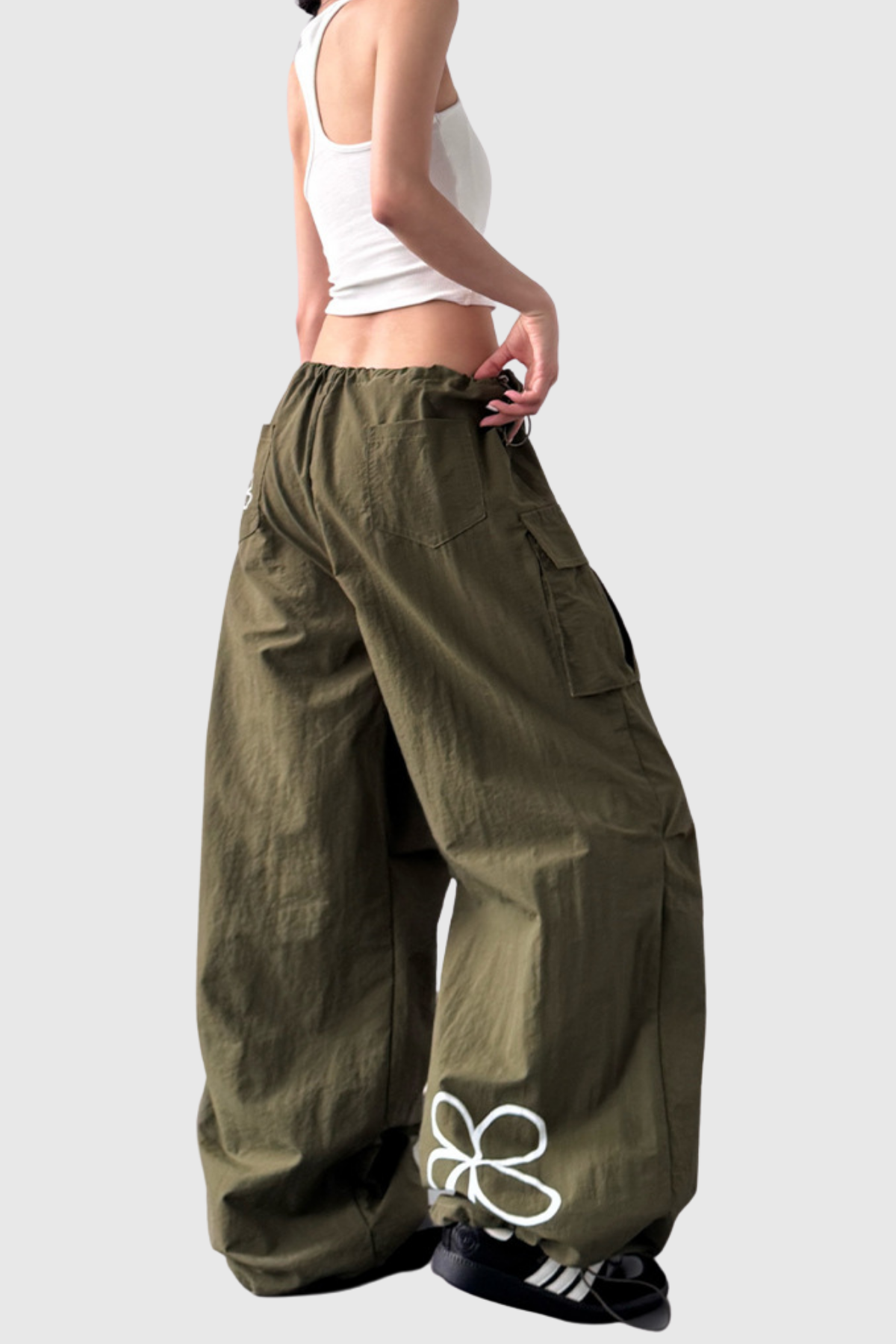 Battista Print Pocket Cargo Pants