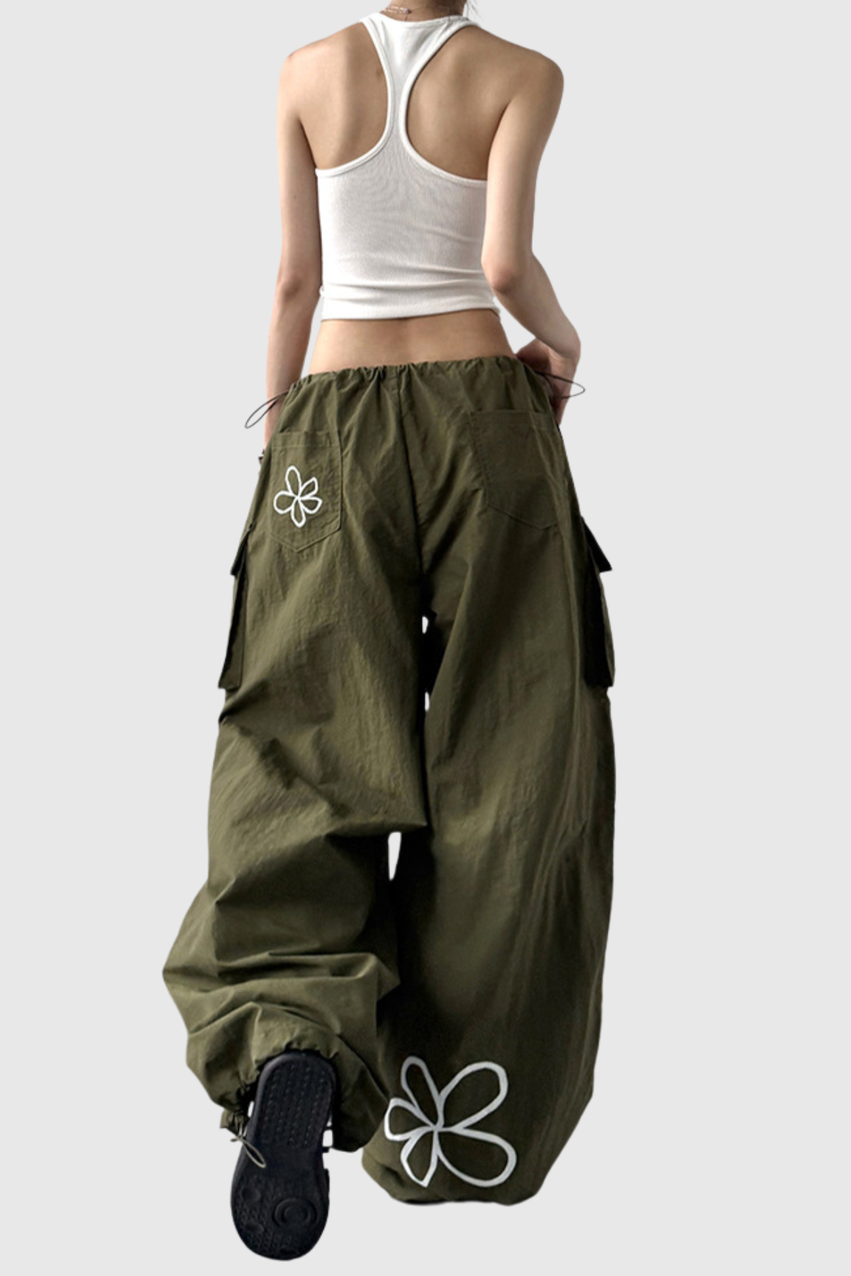 Battista Print Pocket Cargo Pants