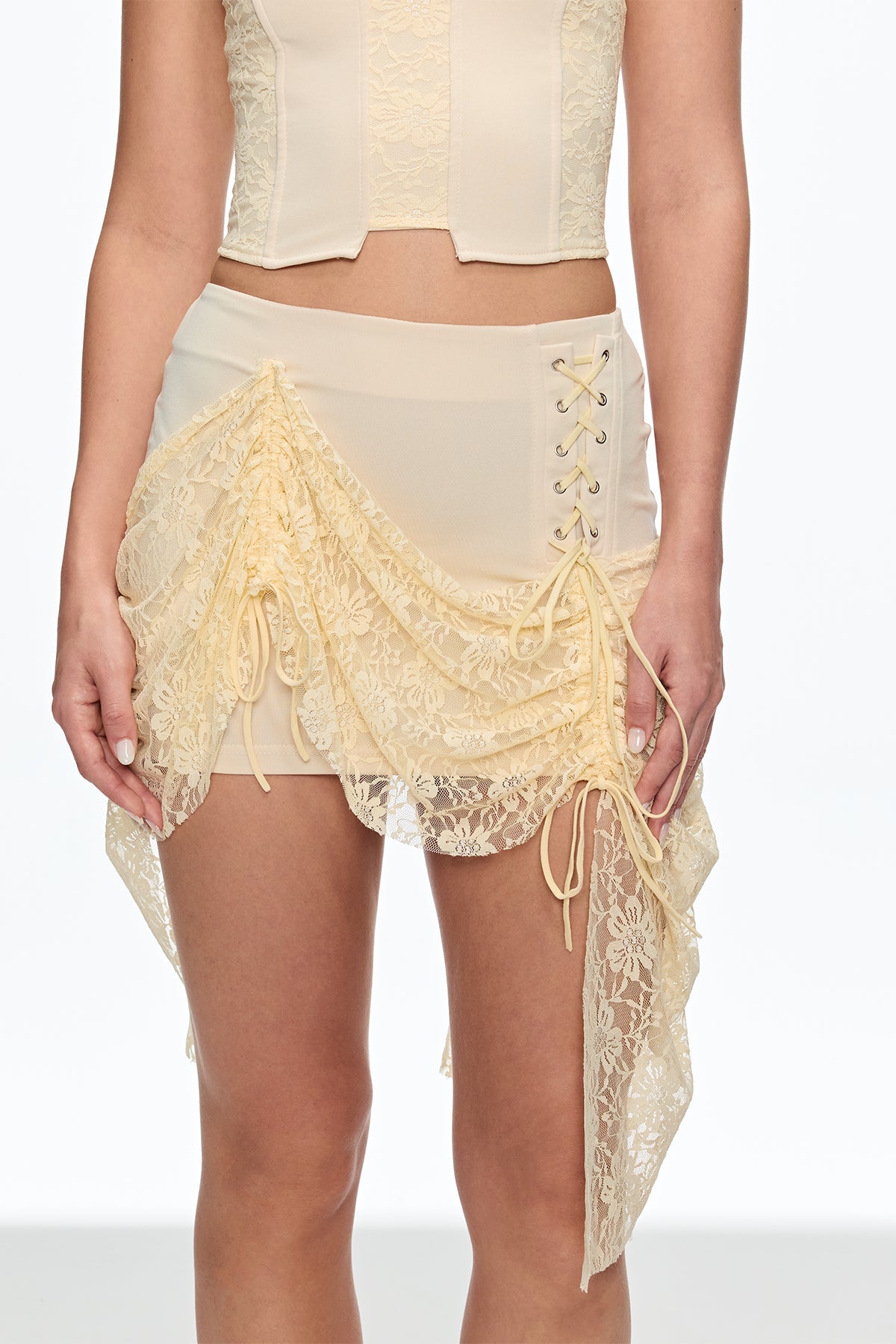 Batu Strapless Corset Skirt Set