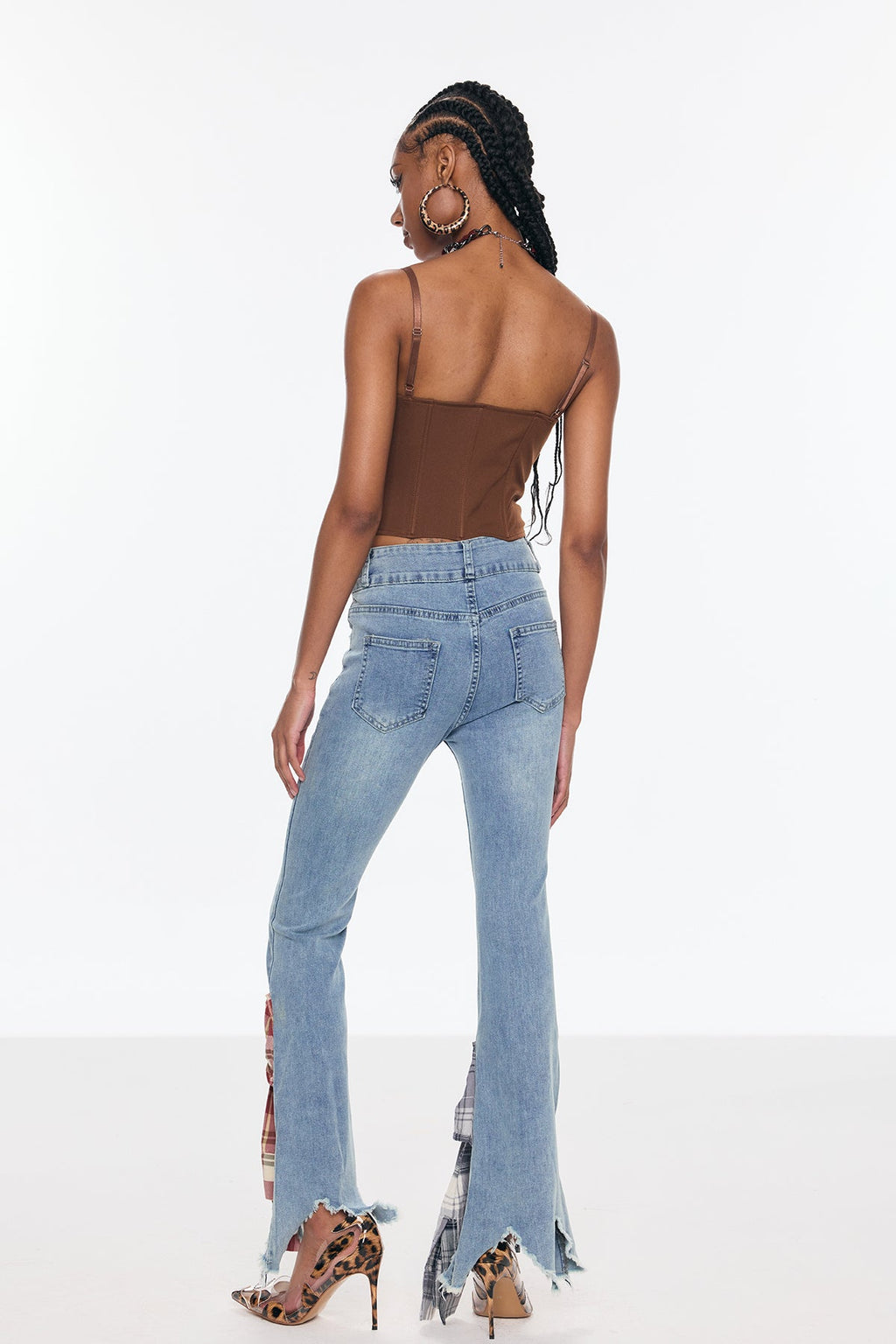 Benecia Bow Fringe Jeans