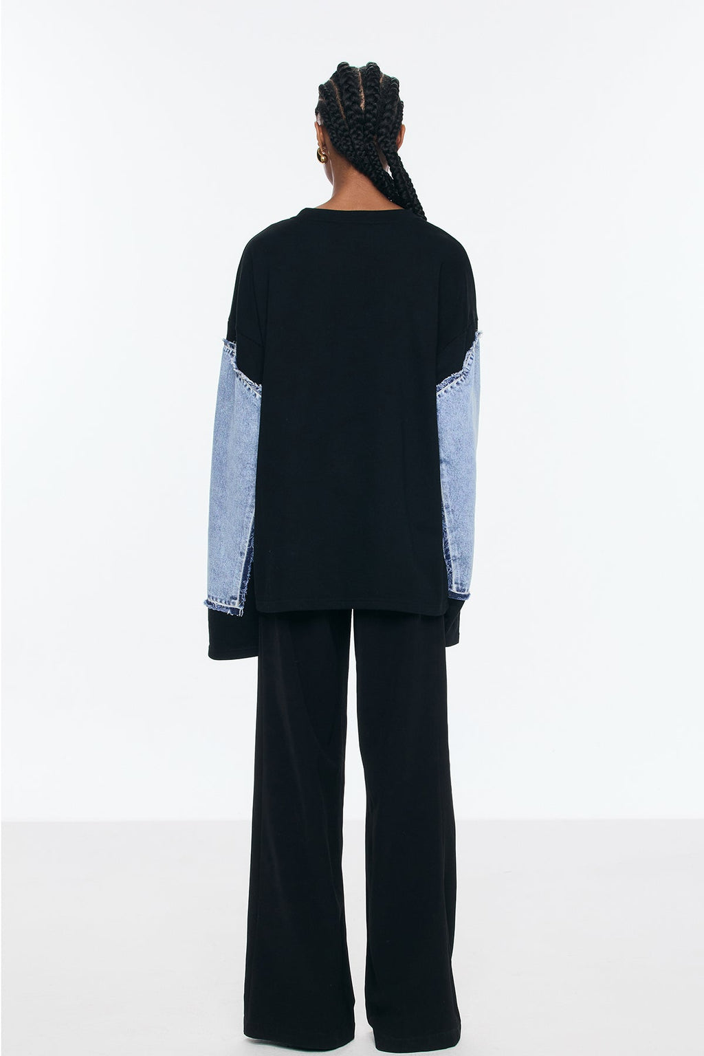 Benitez Deconstruct Denim Top