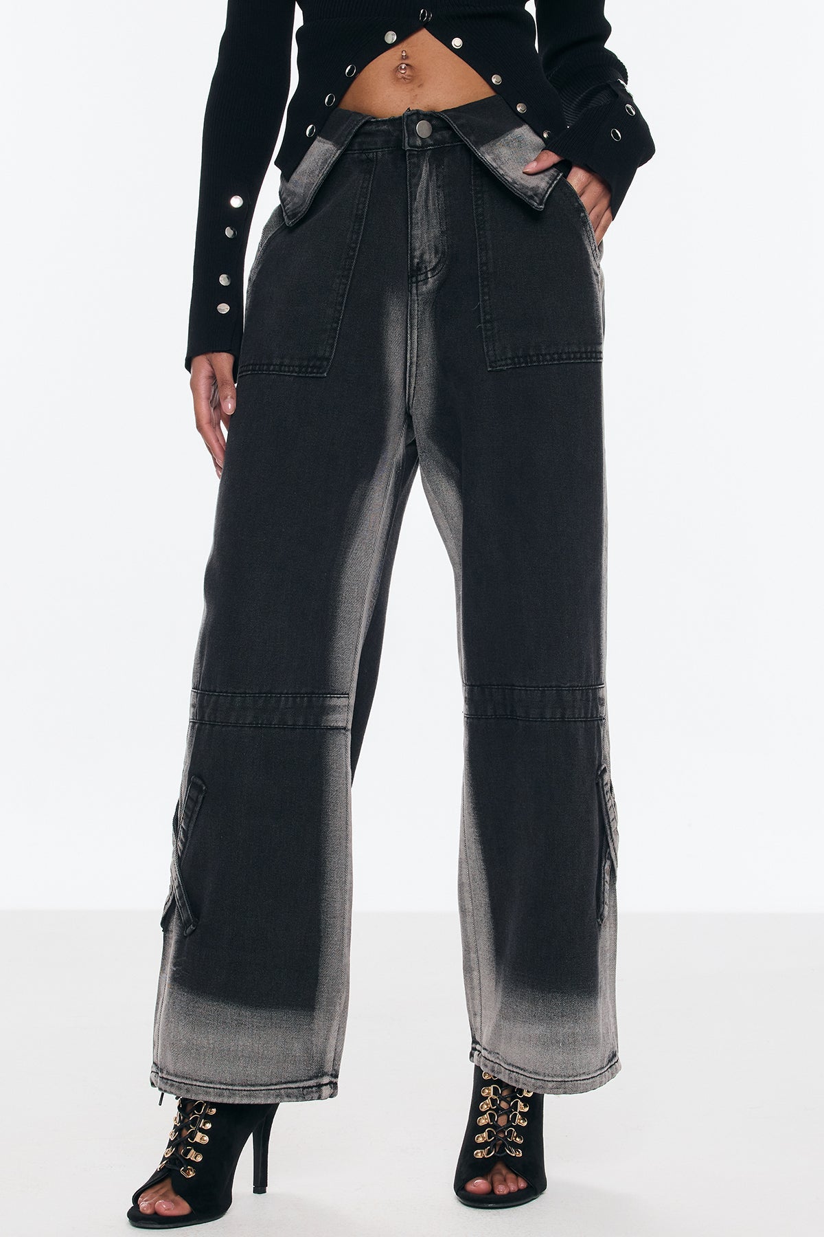Benito Hayley Lapel Jeans