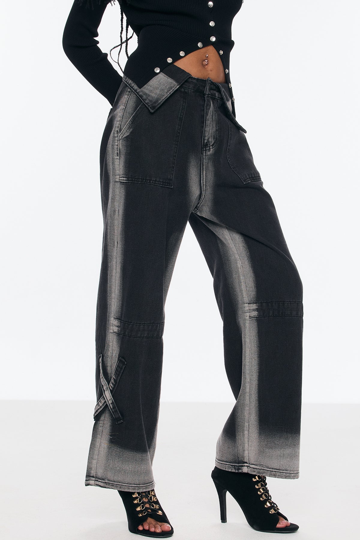 Benito Hayley Lapel Jeans