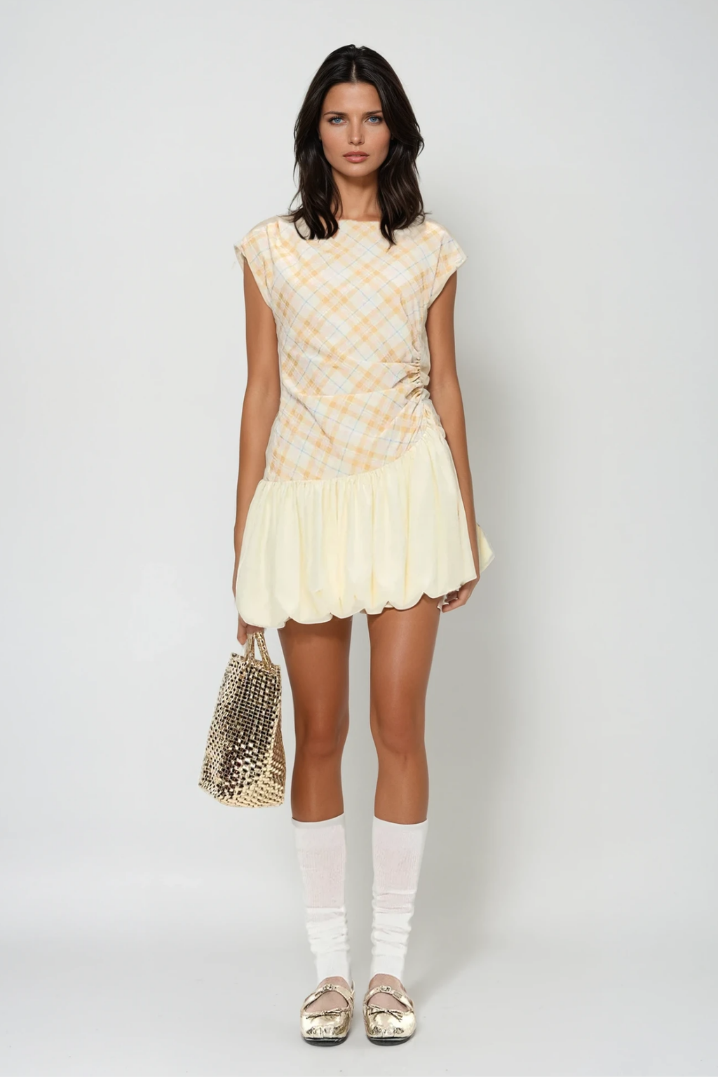 Berkant Plaid Mini Dress