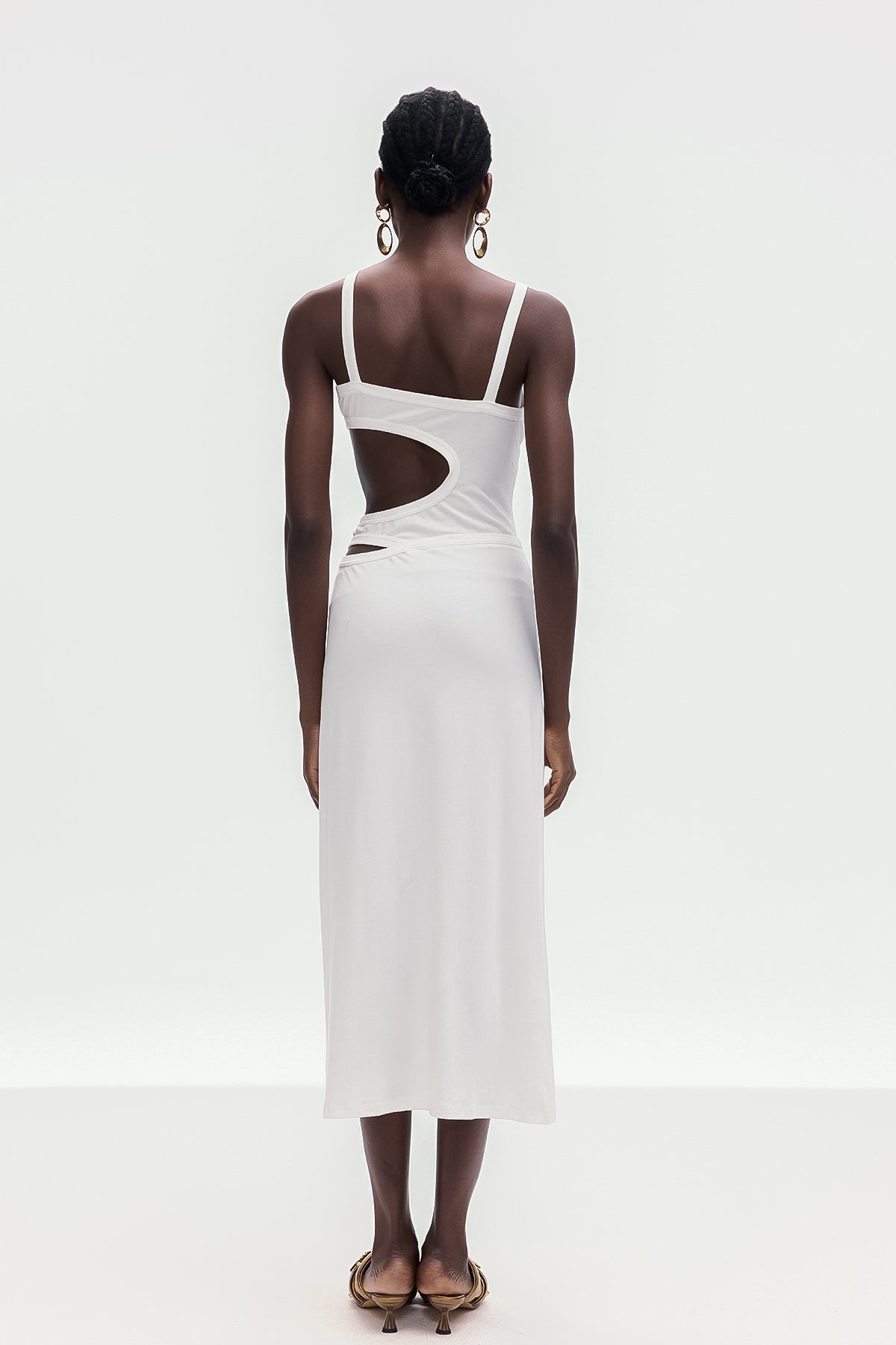 Berny Cutout Spaghetti Maxi Dress