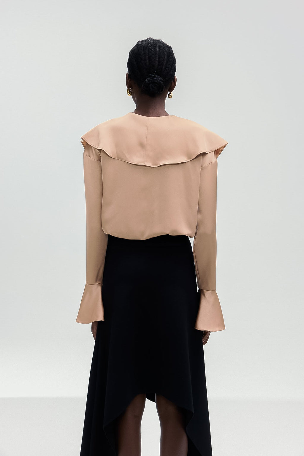 Bertha Ruffle Plunge Bodysuit