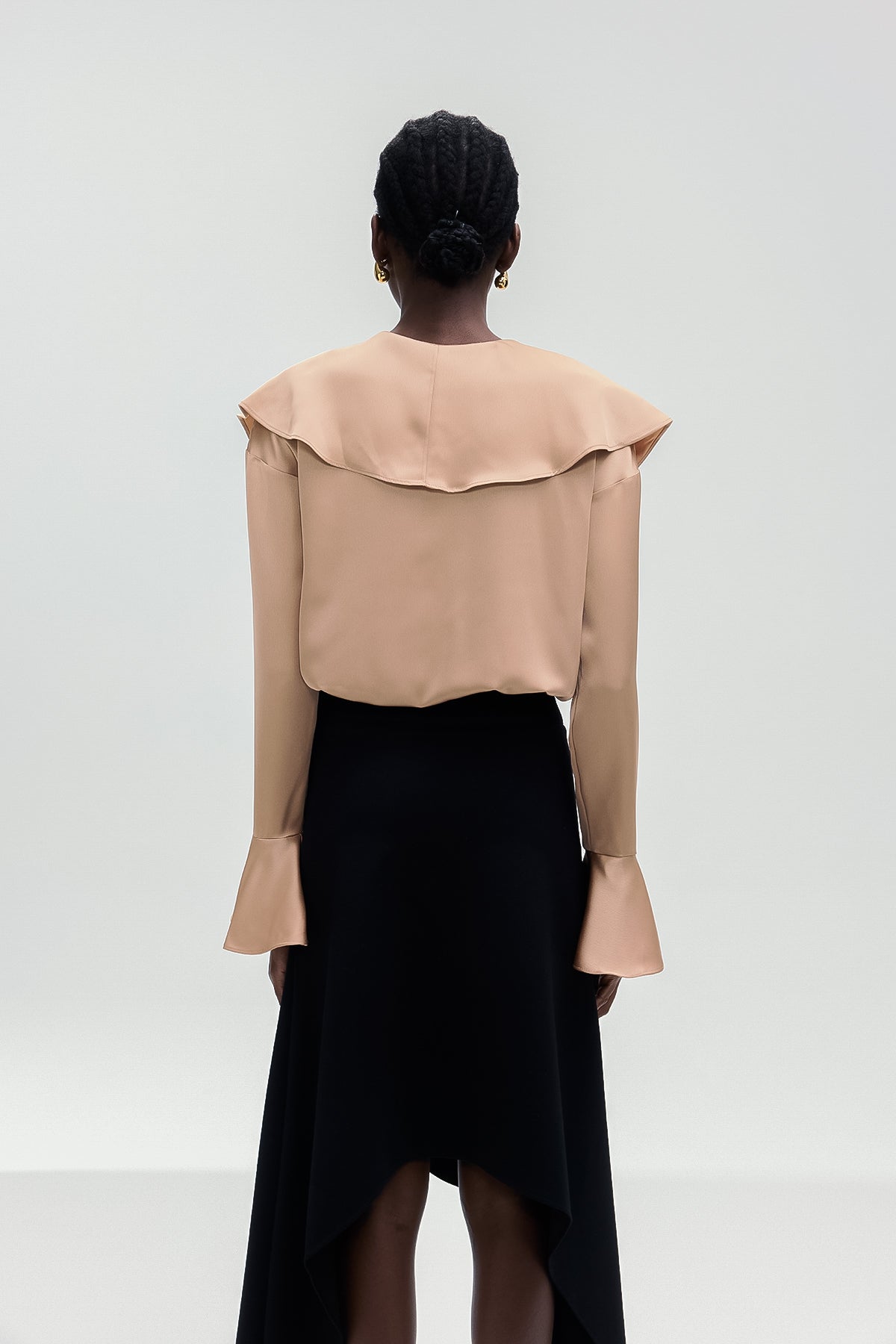 Bertha Ruffle Plunge Bodysuit