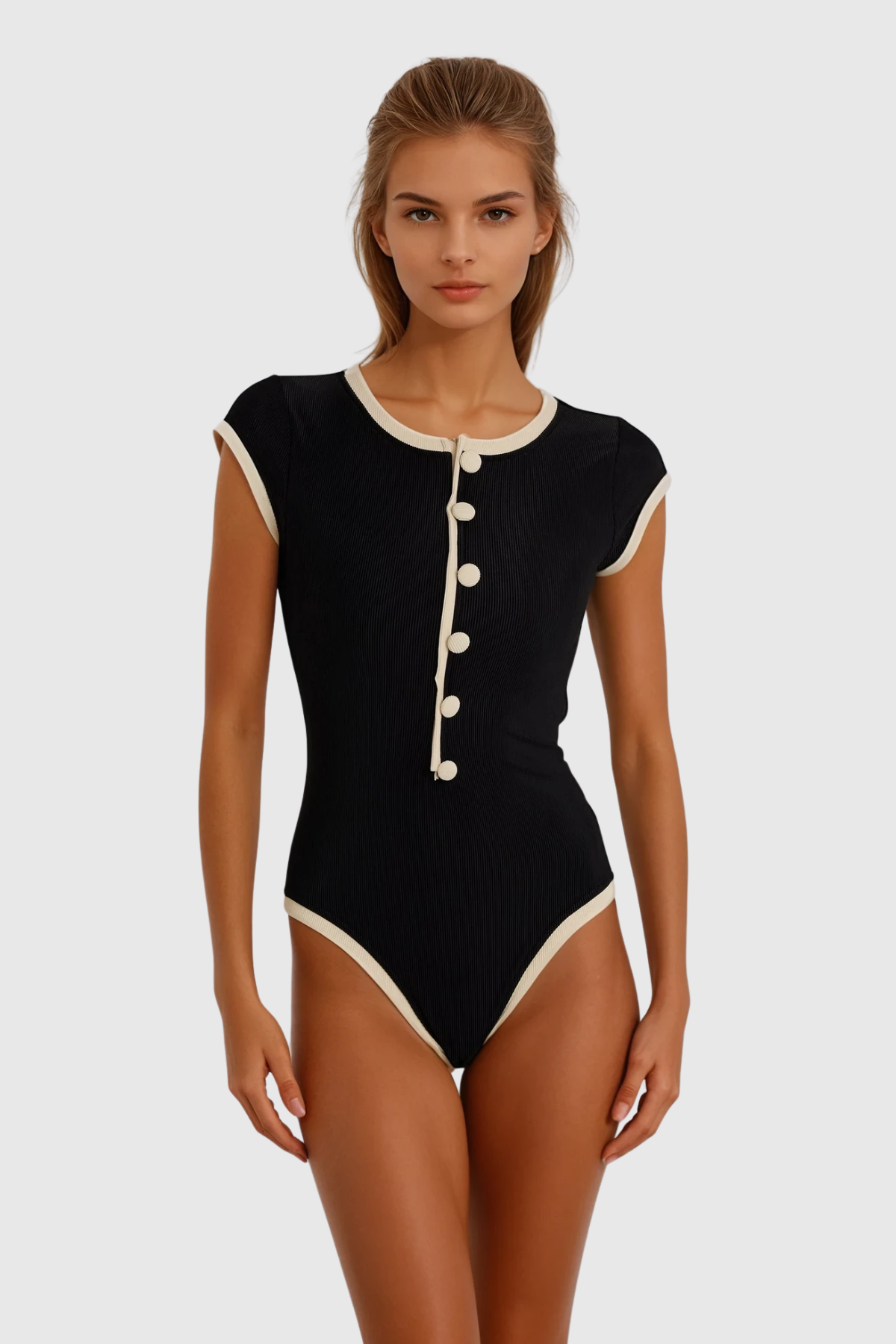 Bertrina Bodysuit In Black