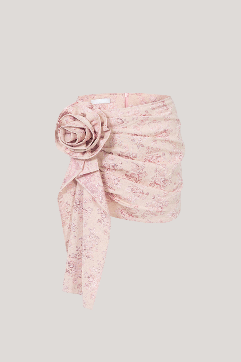 Bhavna Print Flower Ruch Skirt Set