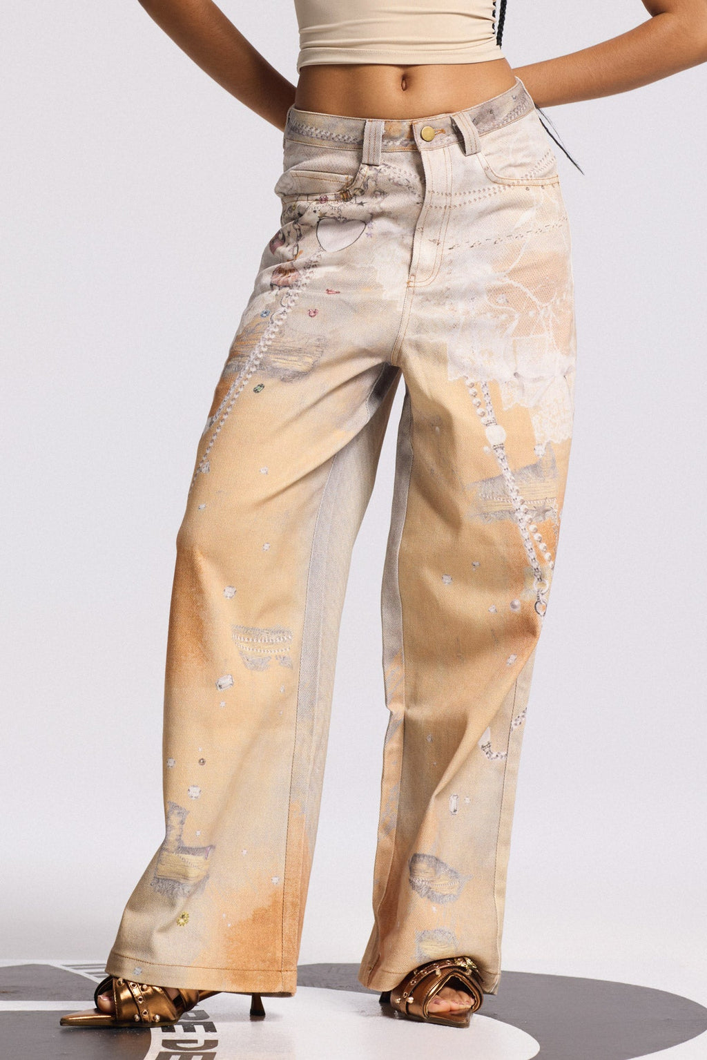 Bilqis Print Jeans