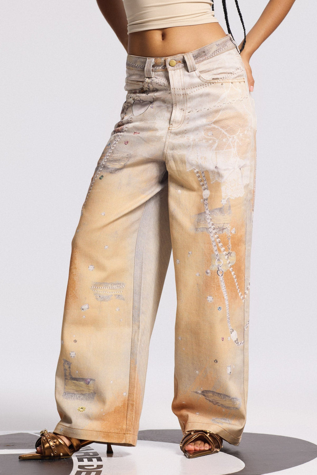 Bilqis Print Jeans