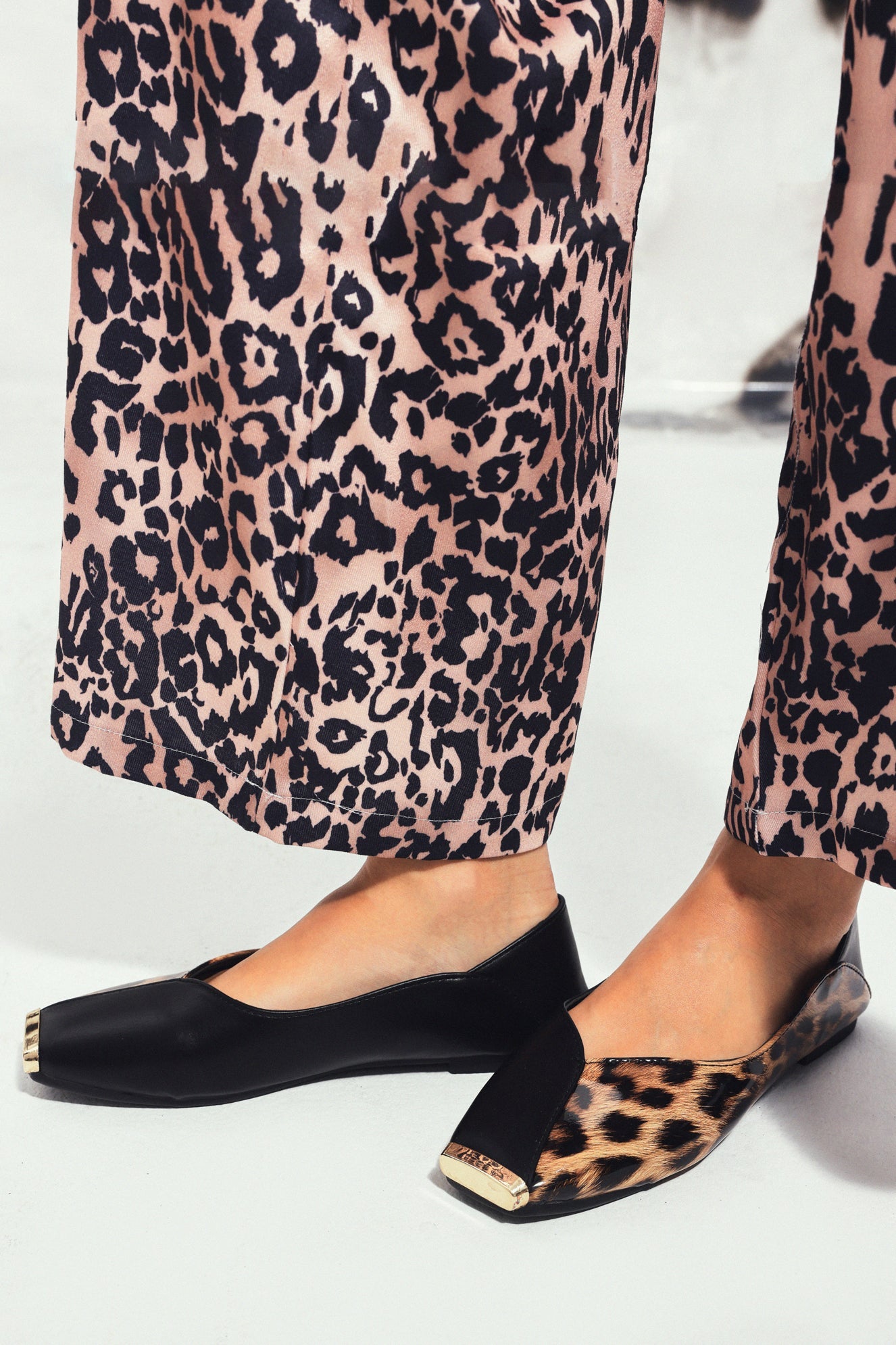 Blythe Leopard Leather Flats