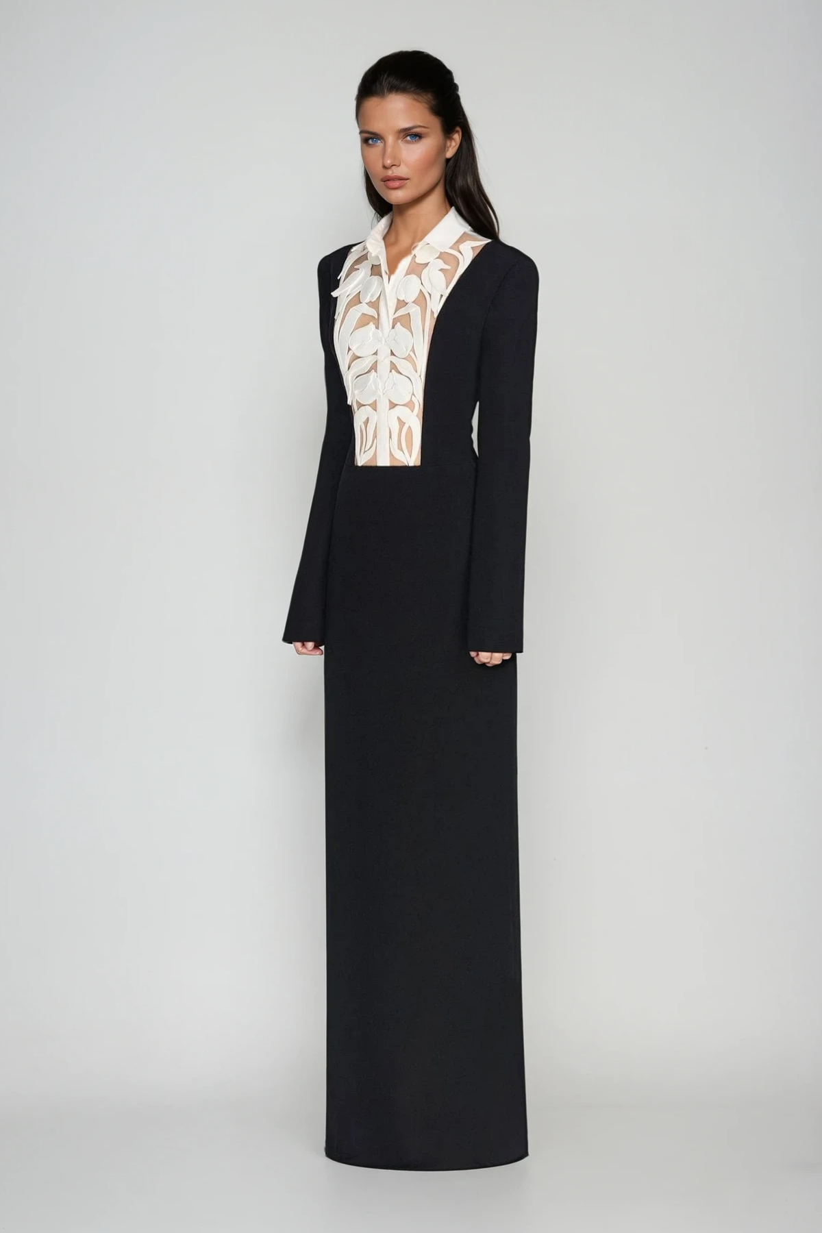 Bobbi Flower Cutout Maxi Dress