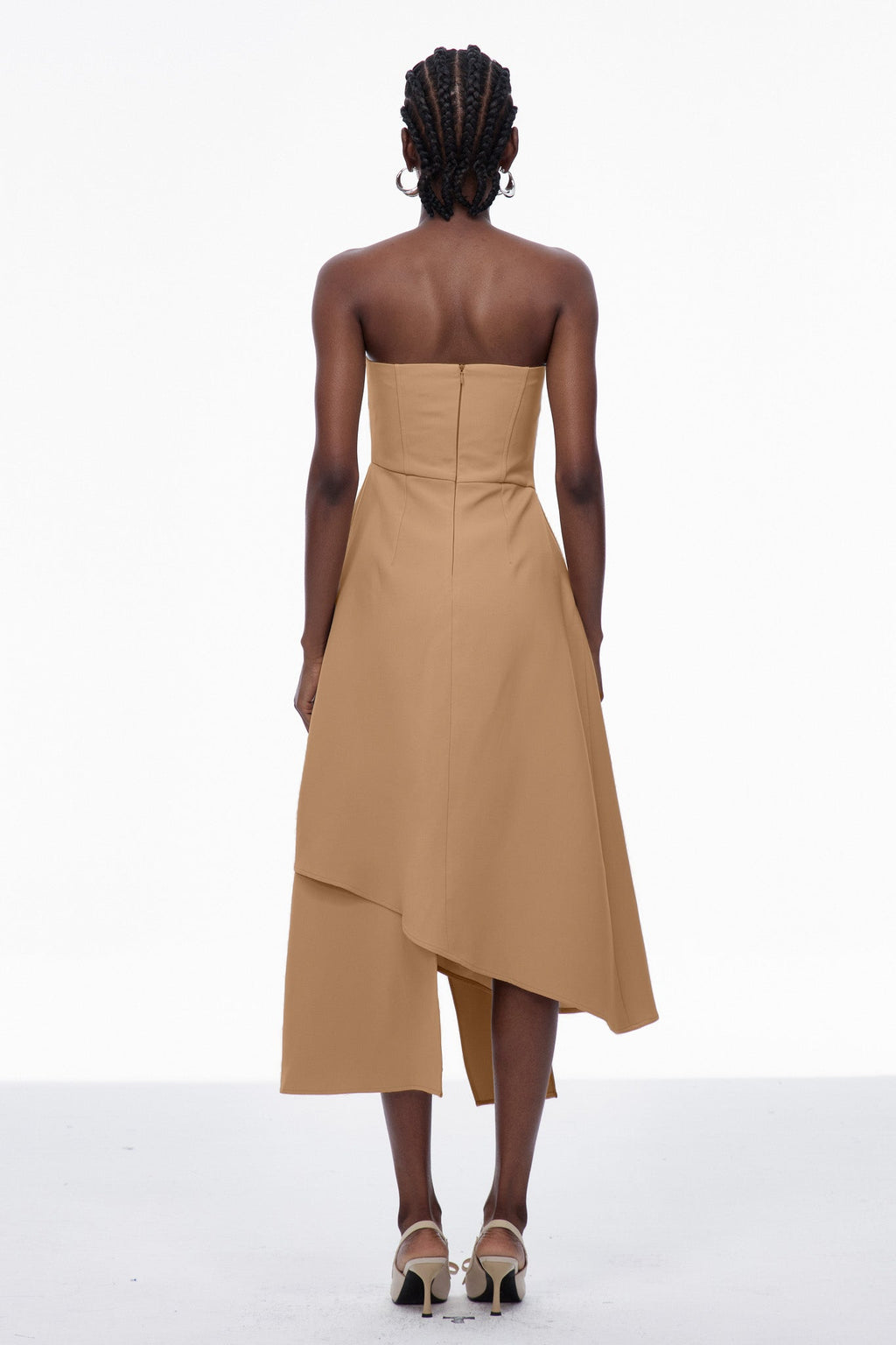 Bobby Strapless Asymmetric Maxi Dress