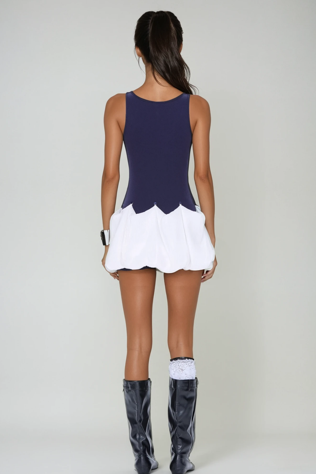 Bodhi Tank Top Ruch Mini Dress