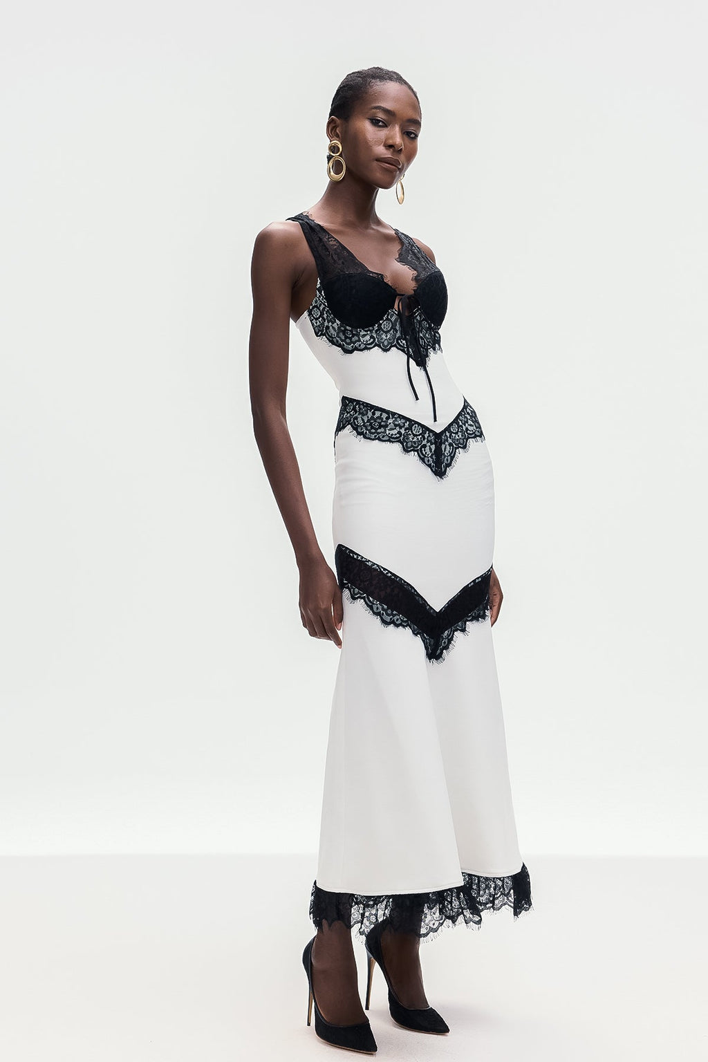 Bohort Lace Sleeveless Maxi Dress