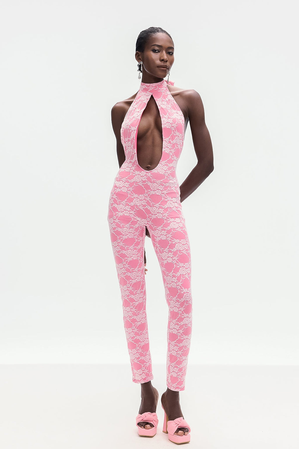 Bohumil Lace Cutout Jumpsuit