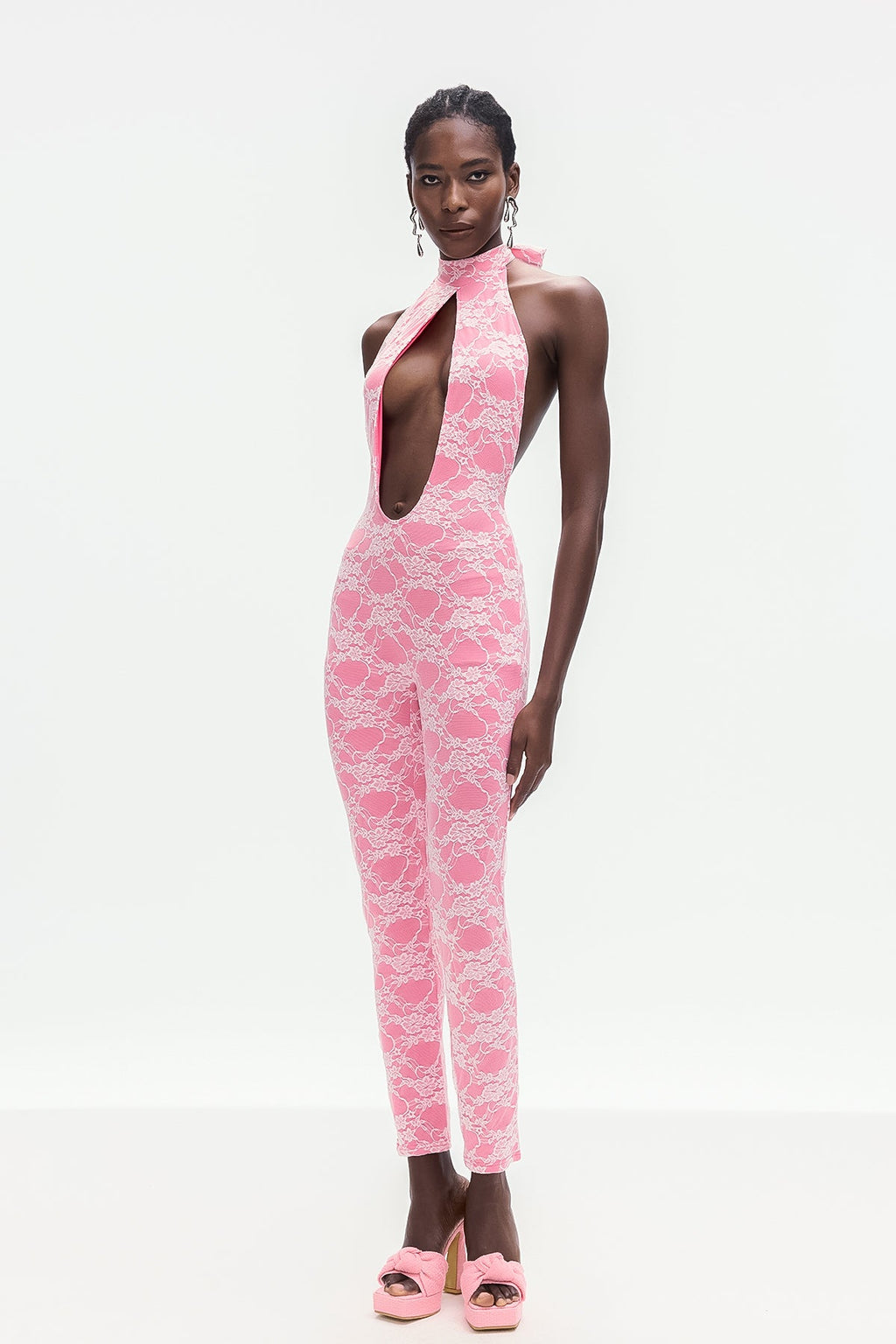 Bohumil Lace Cutout Jumpsuit