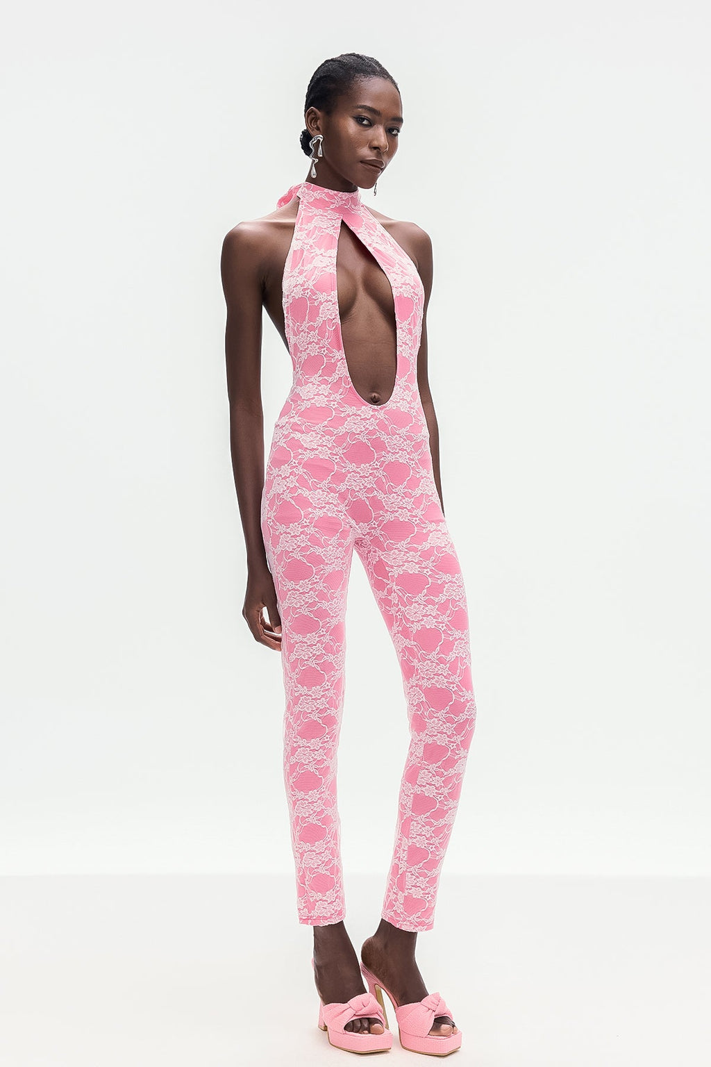 Bohumil Lace Cutout Jumpsuit