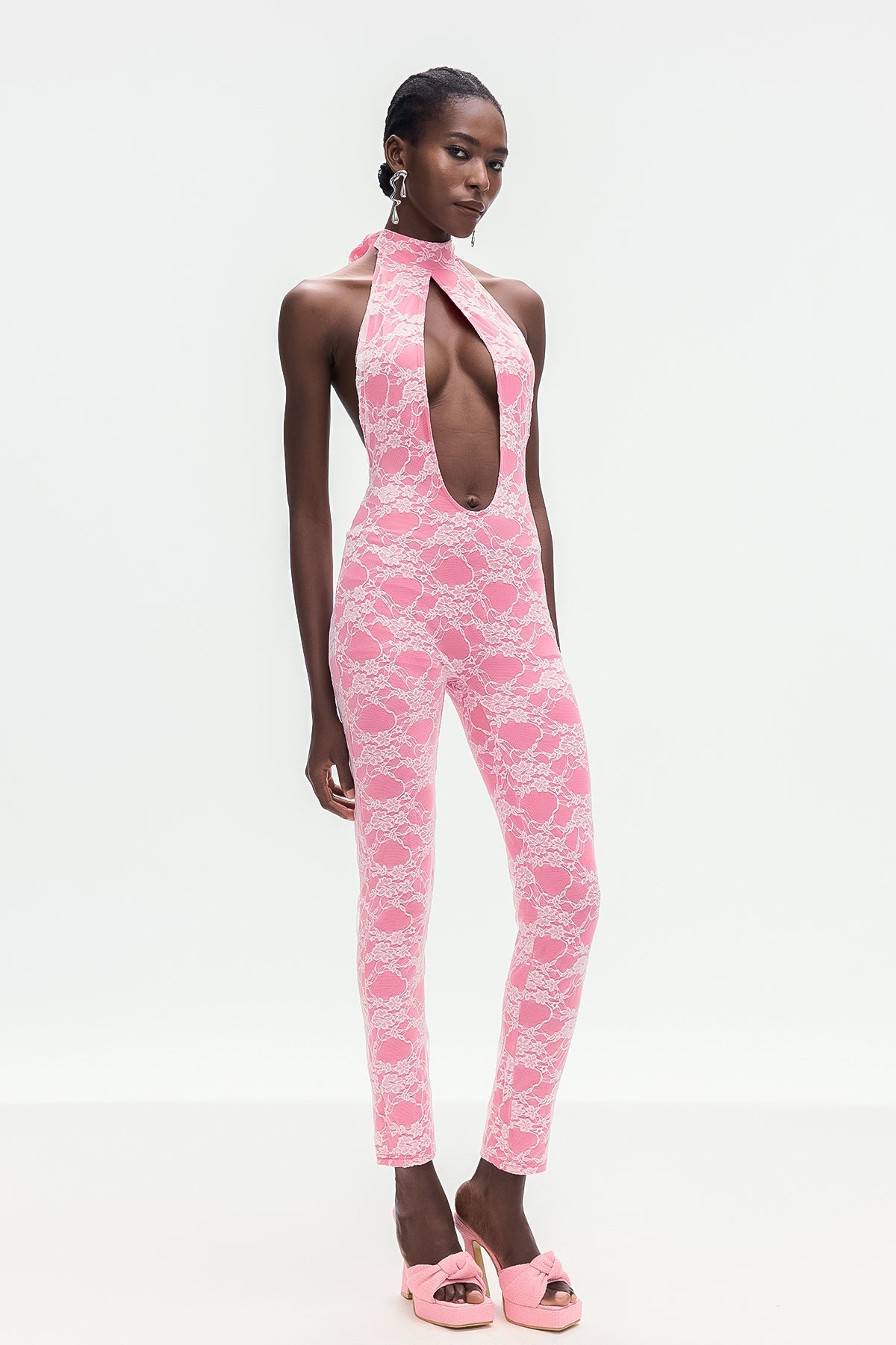 Bohumil Lace Cutout Jumpsuit