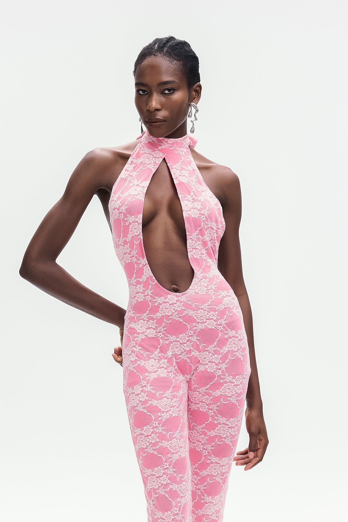 Bohumil Lace Cutout Jumpsuit