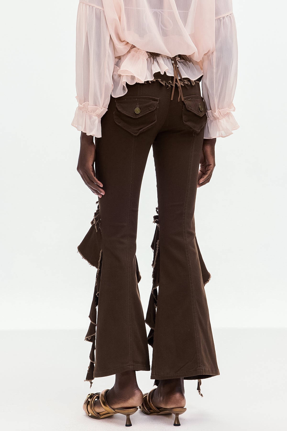 Bomilcar Fringe Bootcut Jeans