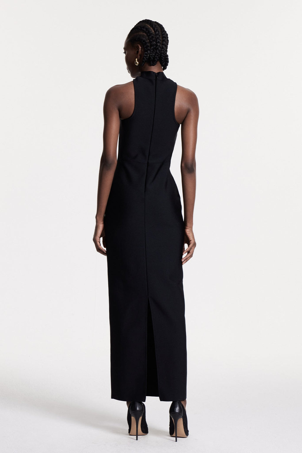 Borivoje Halter Neck Maxi Dress