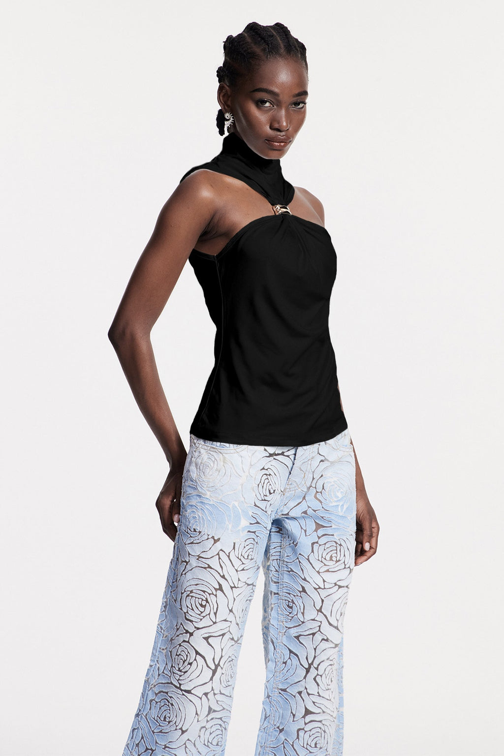 Borivoje Sleeveless Top In Black