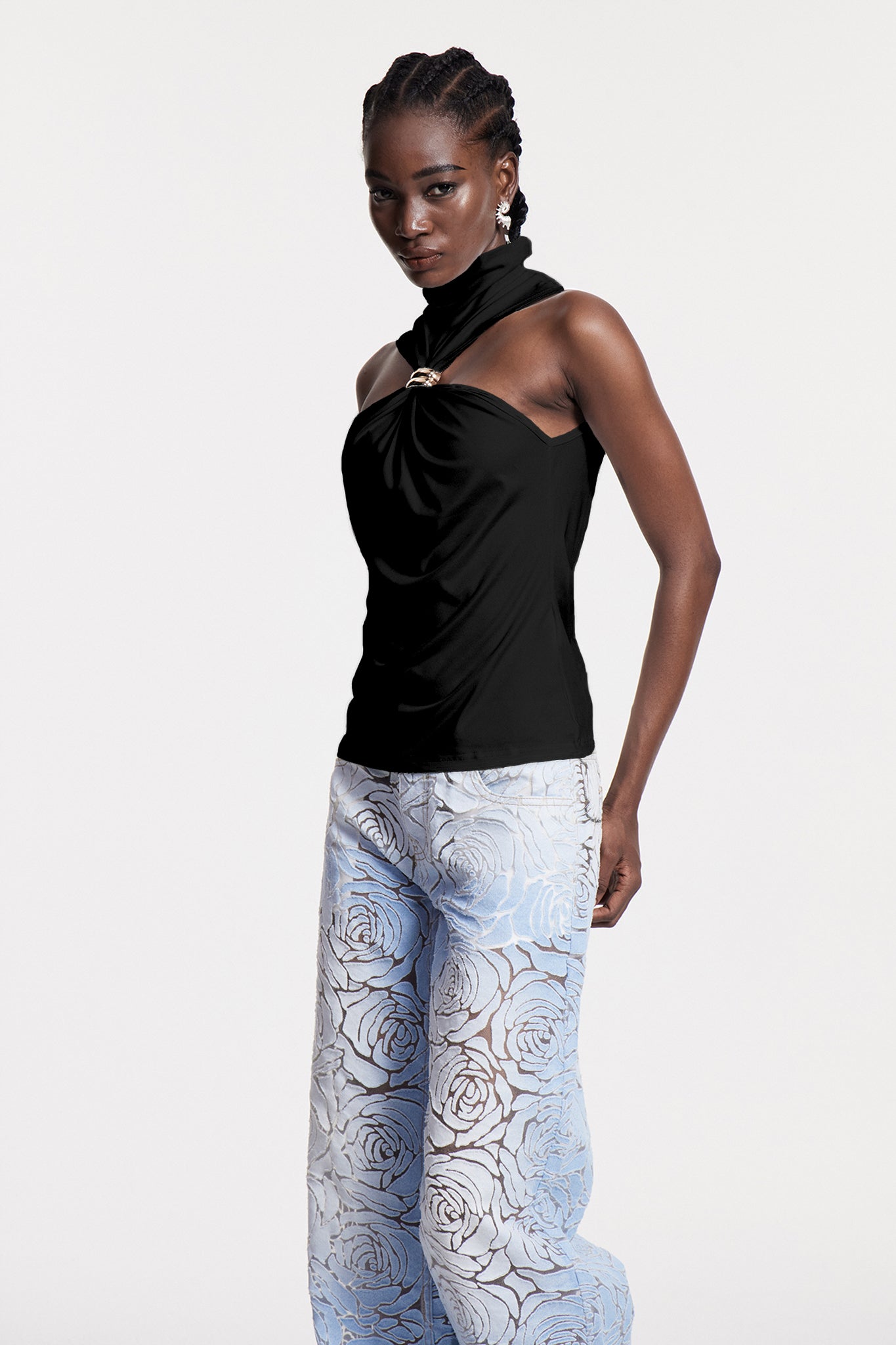 Borivoje Sleeveless Top In Black