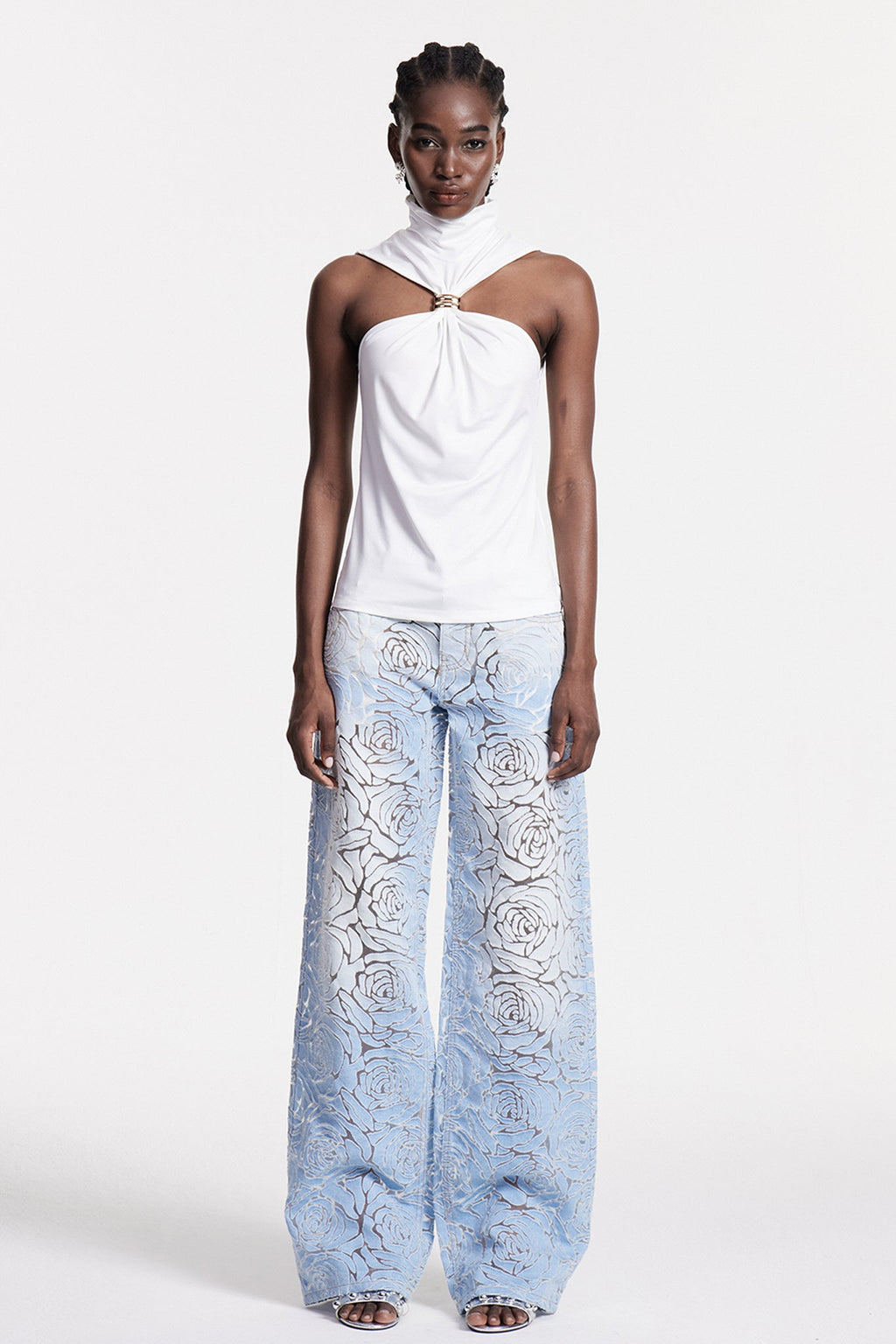 Borivoje Sleeveless Top In White