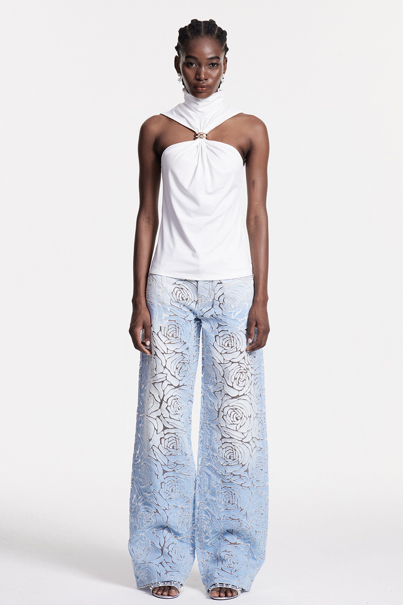 Borivoje Sleeveless Top In White